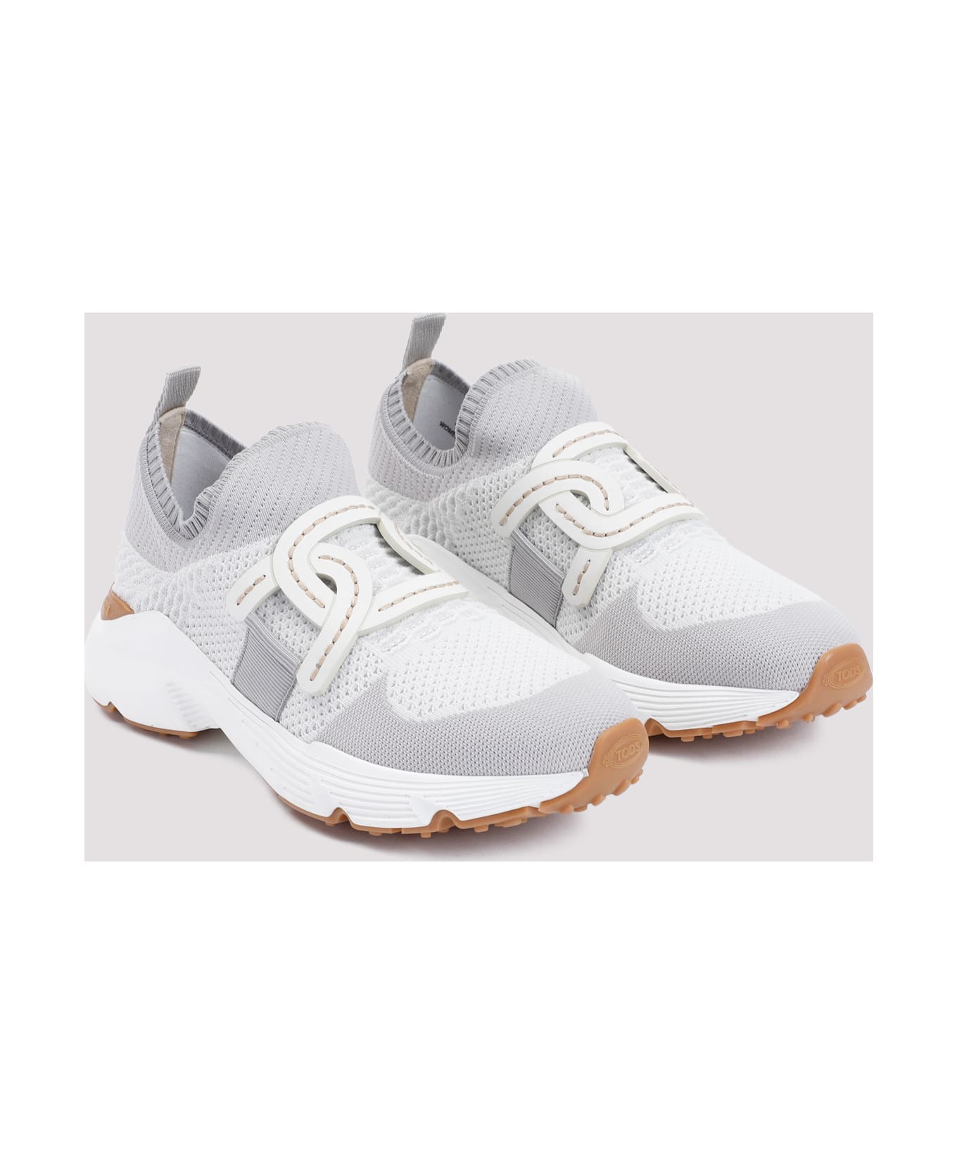 Tod's Kate Knitted Sneakers - Bianco Calce