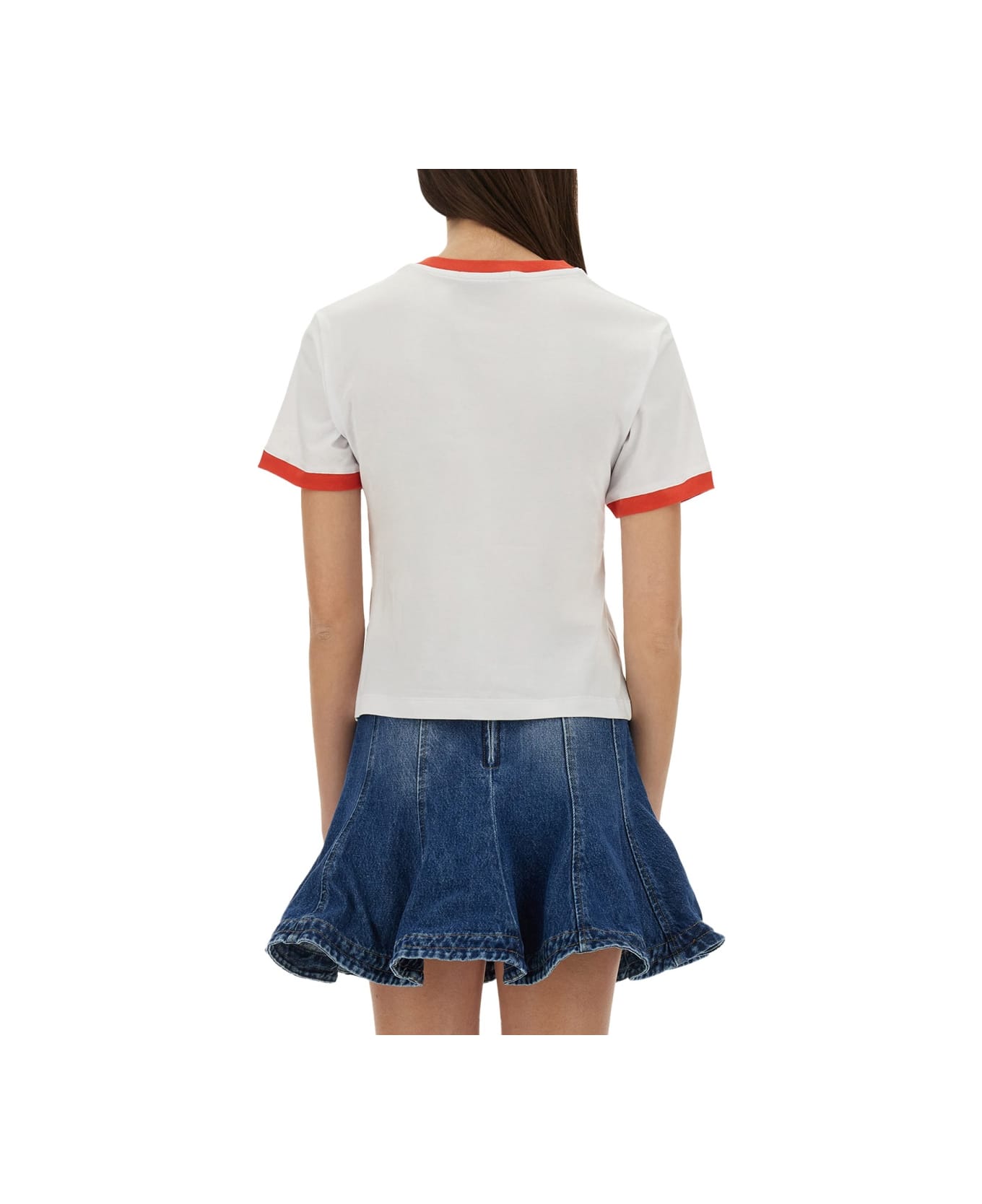 MSGM T-shirt With Logo - WHITE