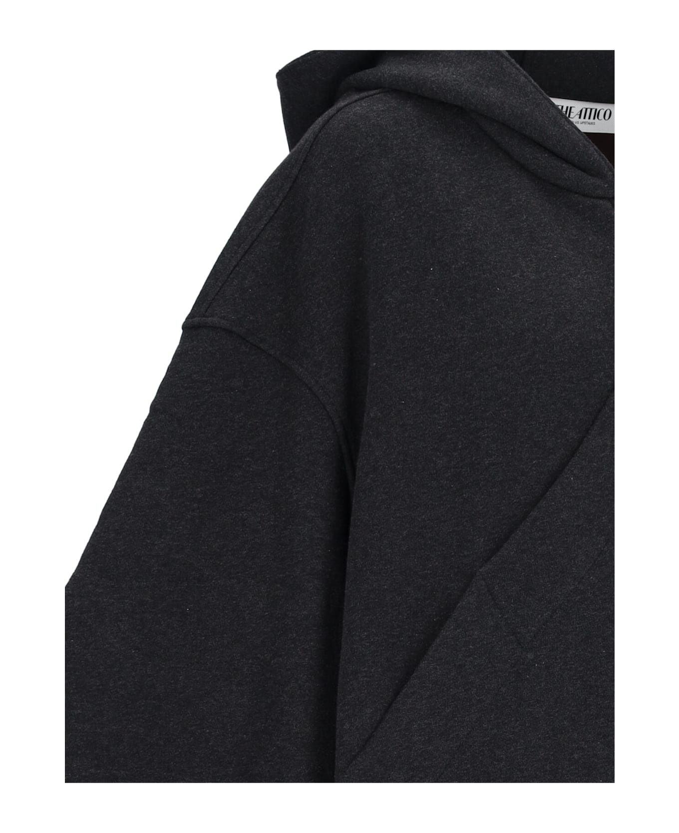 The Attico Logo Sweatshirt - Black  