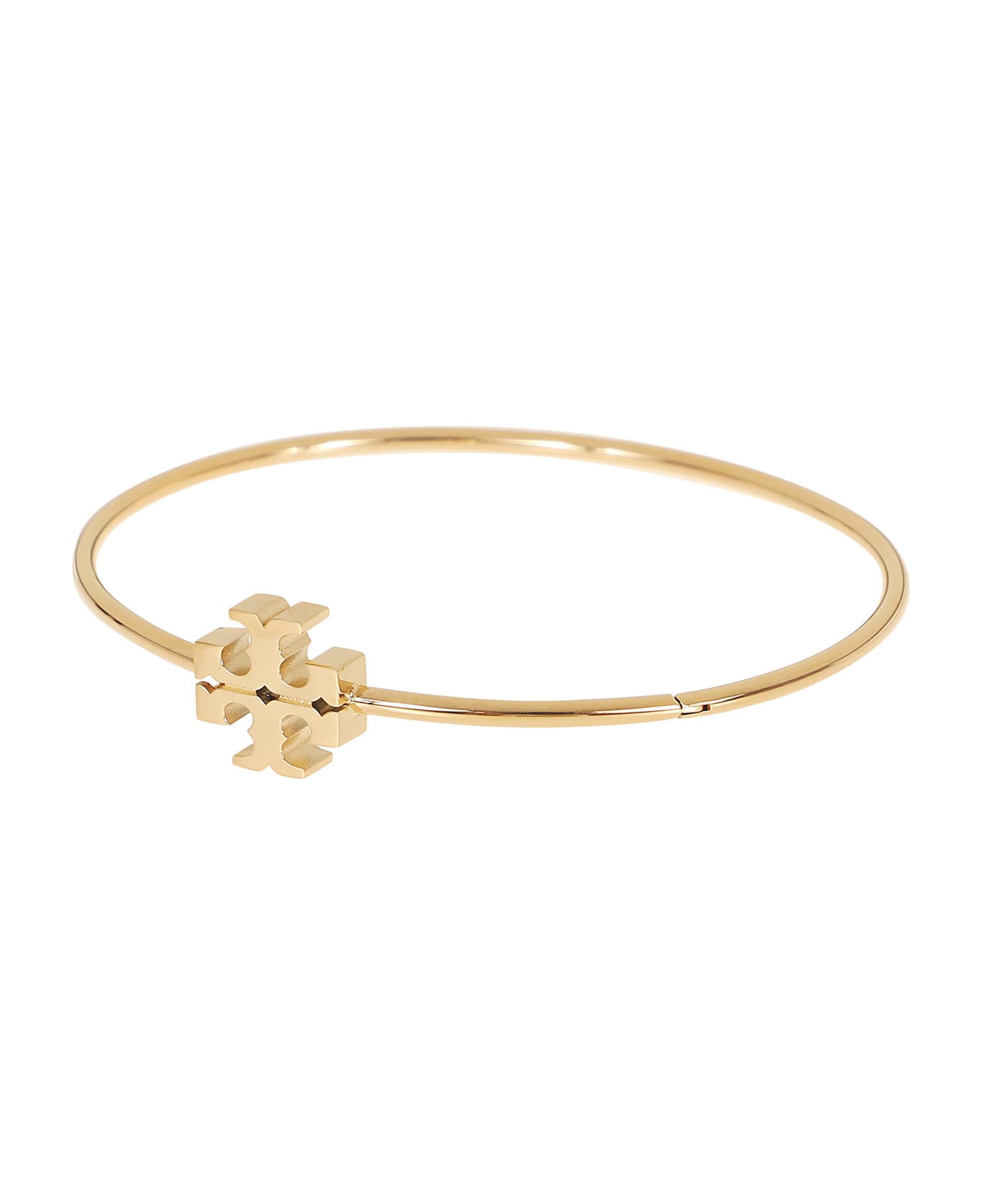Tory Burch Eleanor Hinged Cuff - Tory Gold