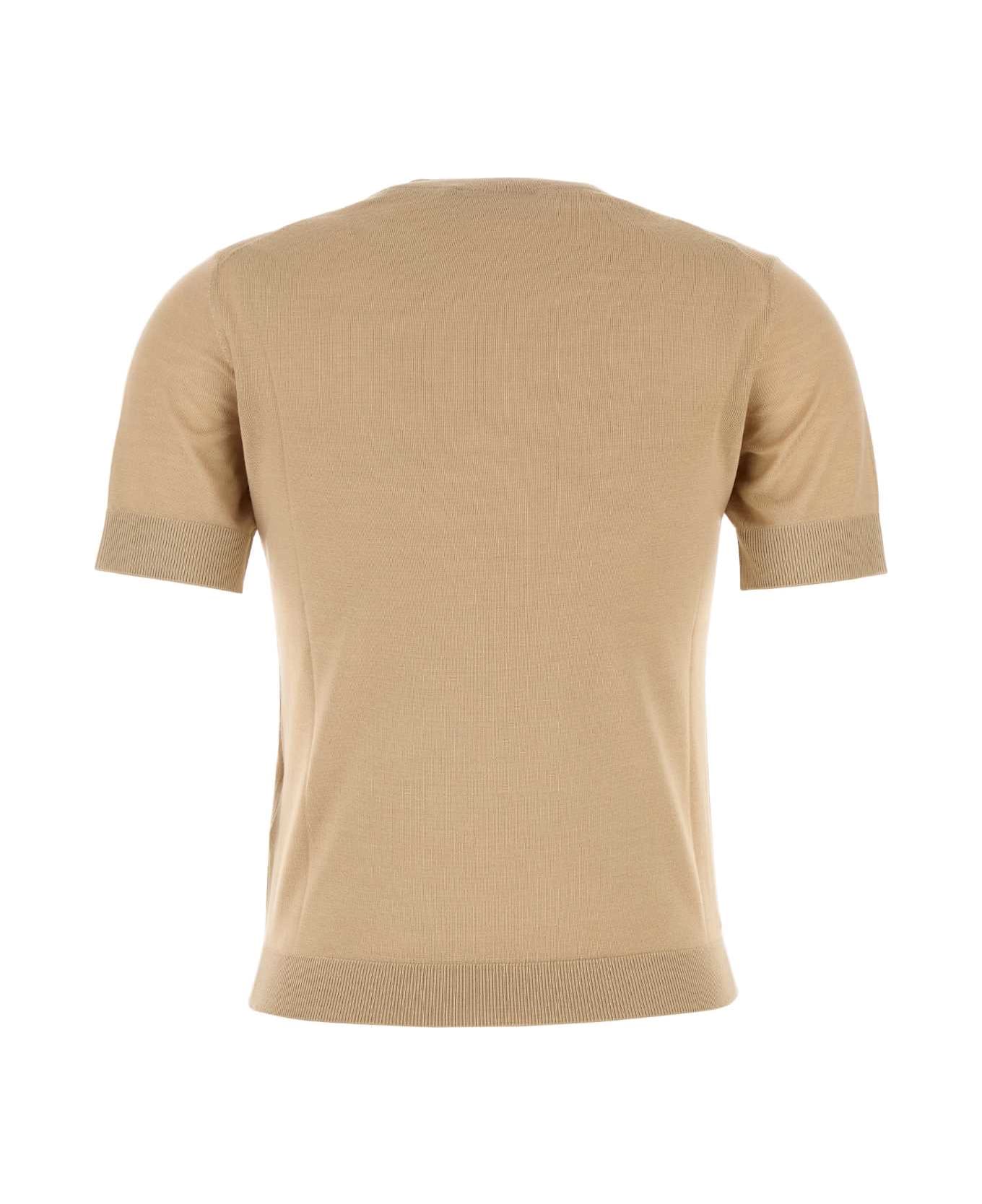Gucci Beige Cashmere Blend Sweater - BEIGE