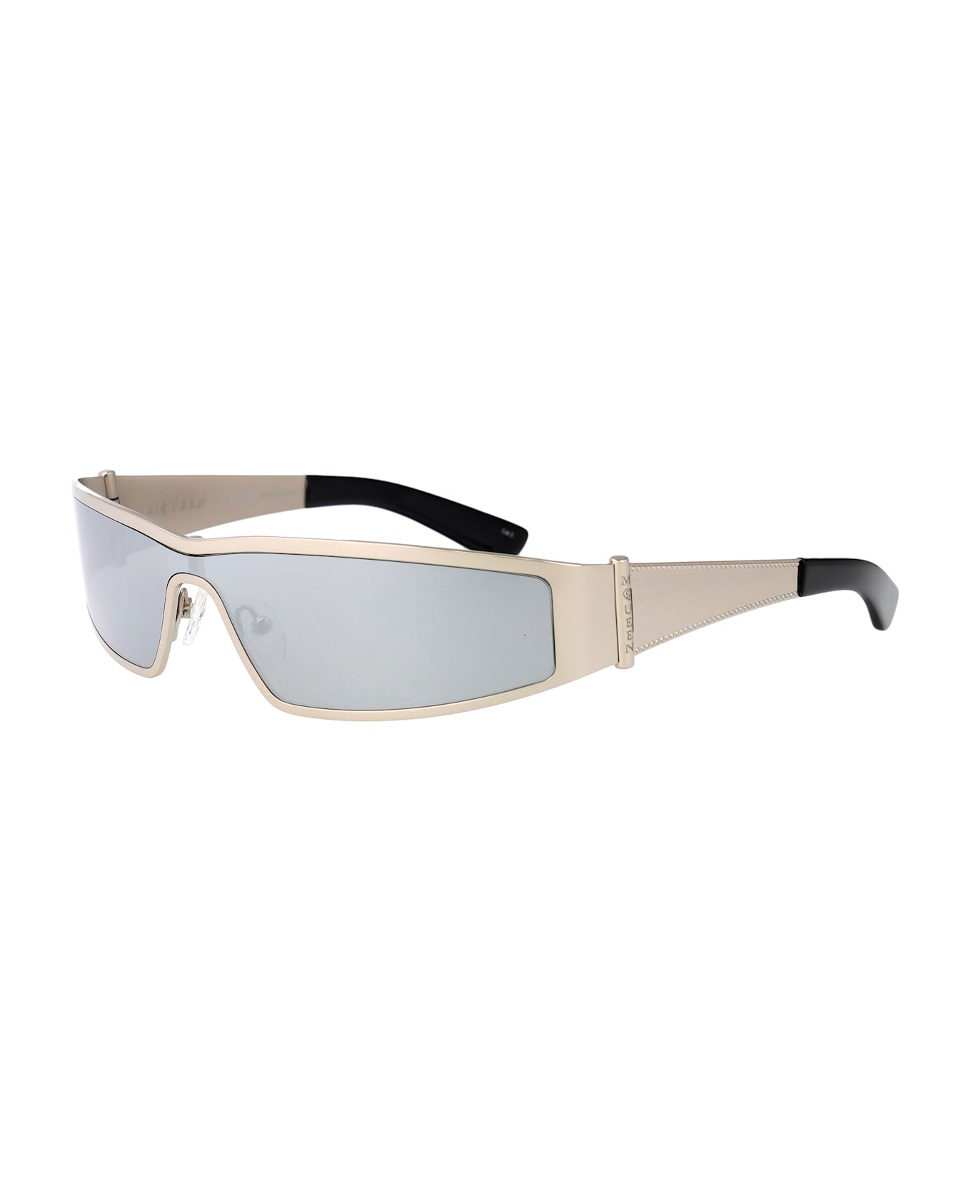 Alexander McQueen Eyewear Am0491s Sunglasses - SILVER-SILVER-SILVER