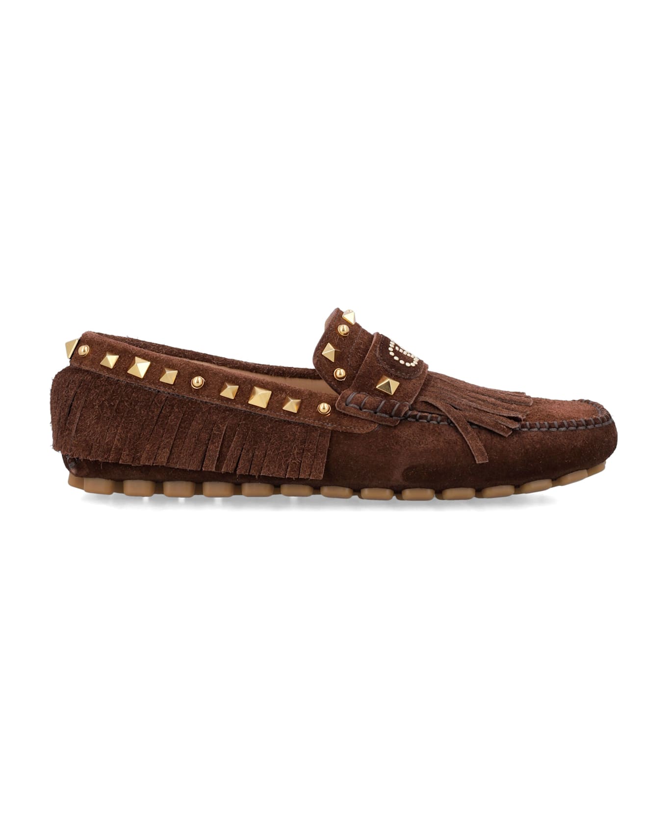 Valentino Garavani Driver Fastaway Loafer - Brown