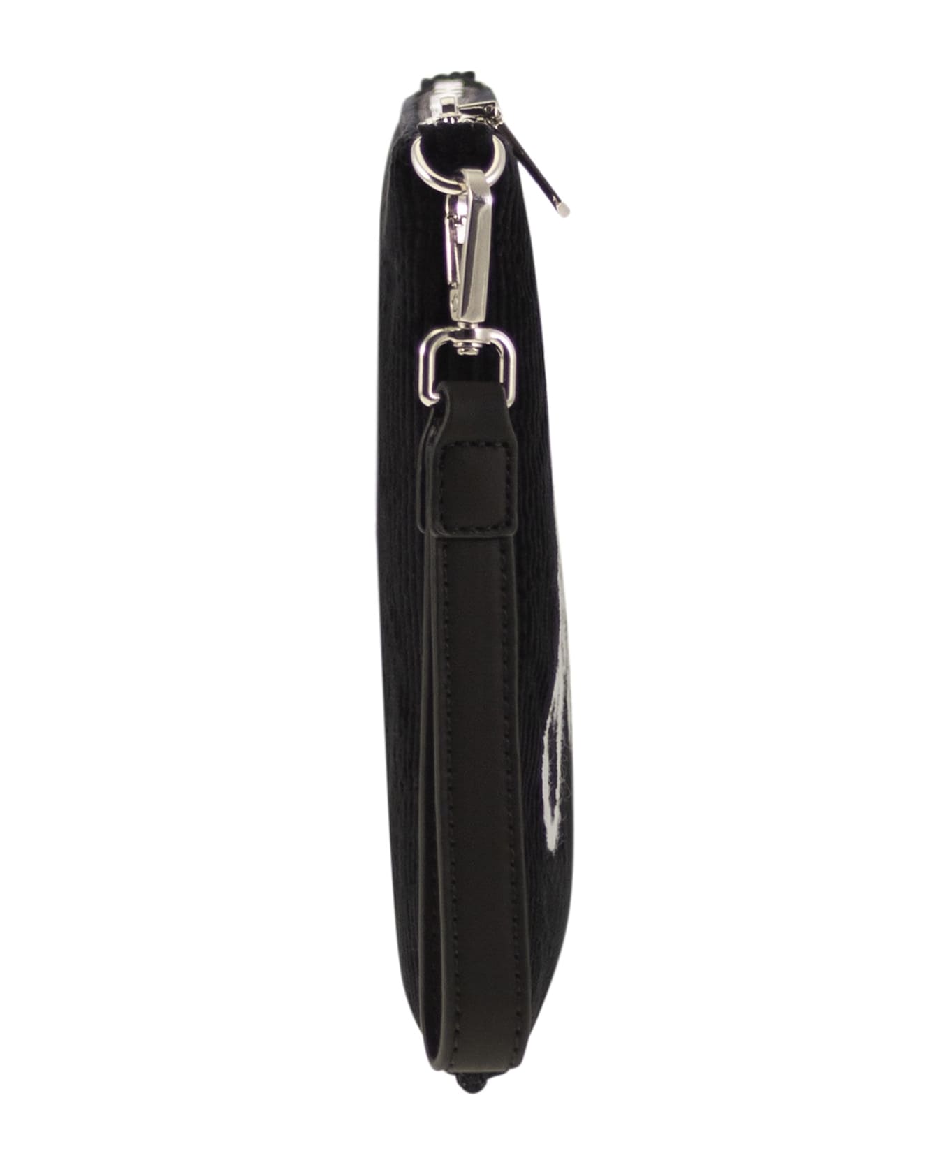 MC2 Saint Barth Pochette Bag With Shoulder Strap - Black