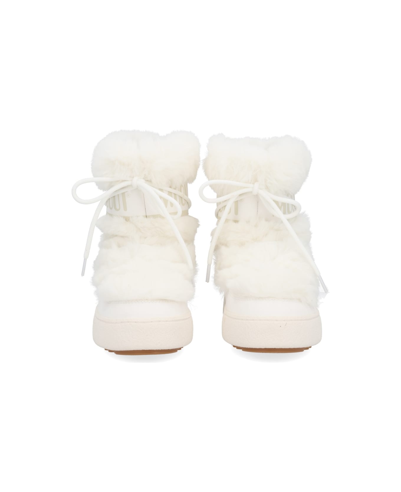 Moon Boot Boot "ltrack Low Faux Fur" - WHITE