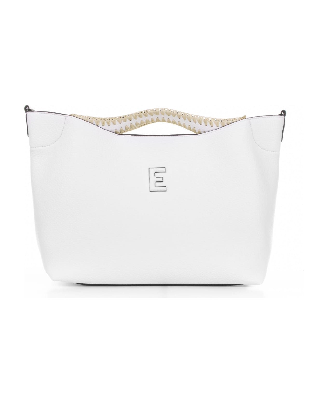 Ermanno Scervino Rachele White Leather Handbag - BIANCO