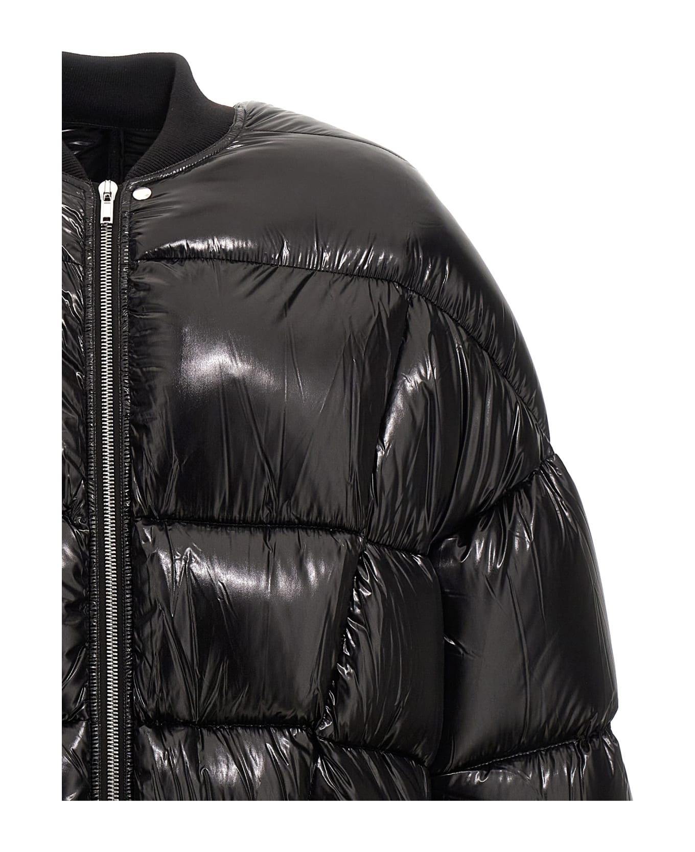 Rick Owens 'flight' Down Jacket - Black