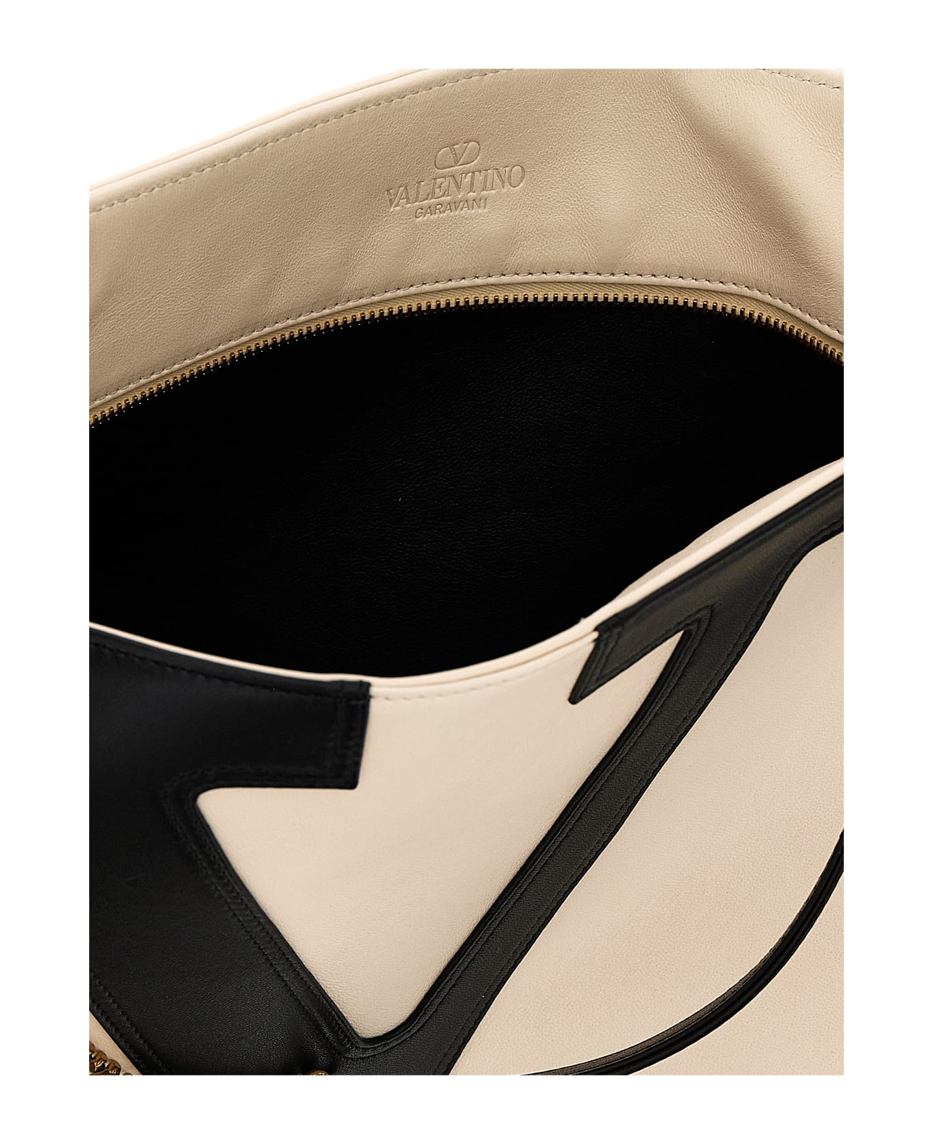 Valentino Garavani 
viva Superstar
 Medium Shopping Bag - White/Black