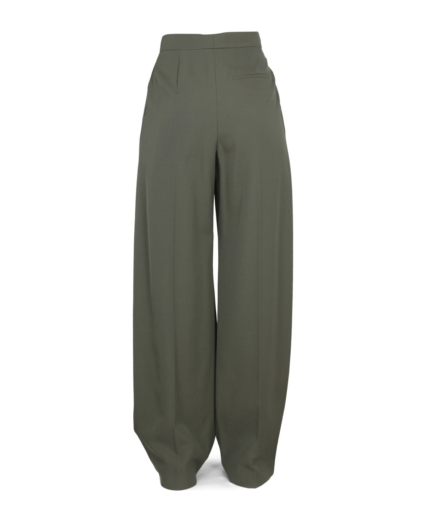 Alexander McQueen Wide Leg Pants - VERDE