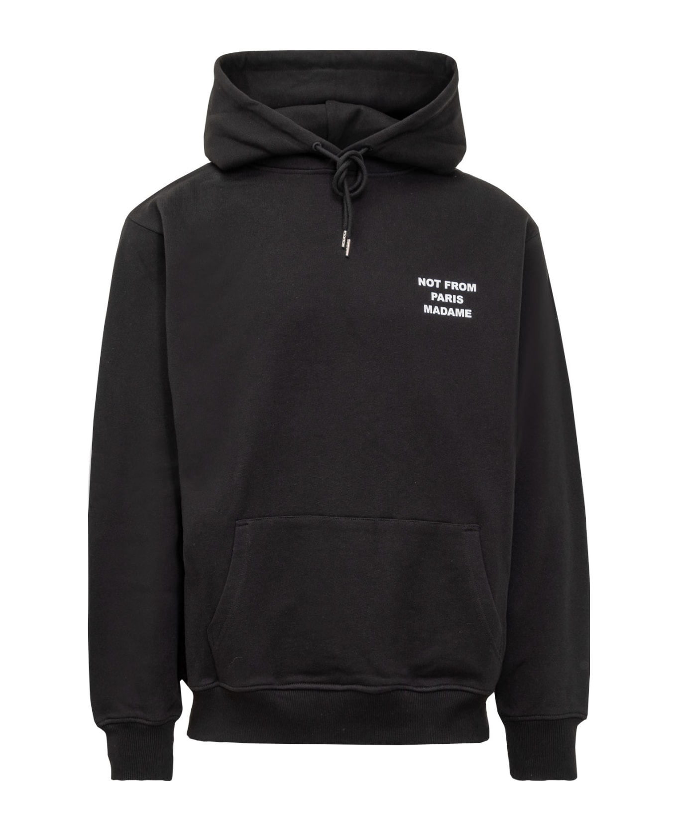 Drôle de Monsieur Le Slogan Hoodie - Black