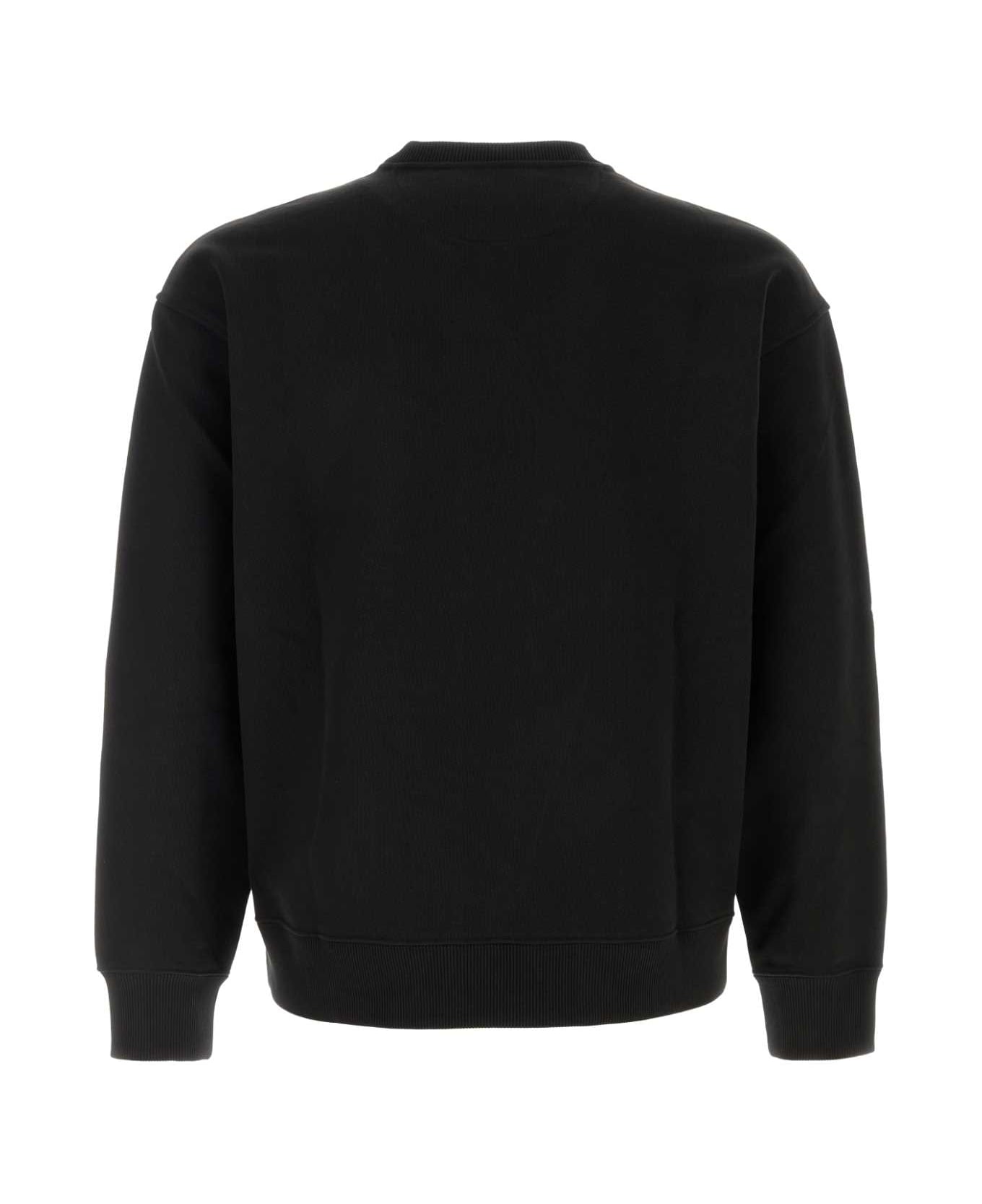 Fendi Black Cotton Sweatshirt - NERO