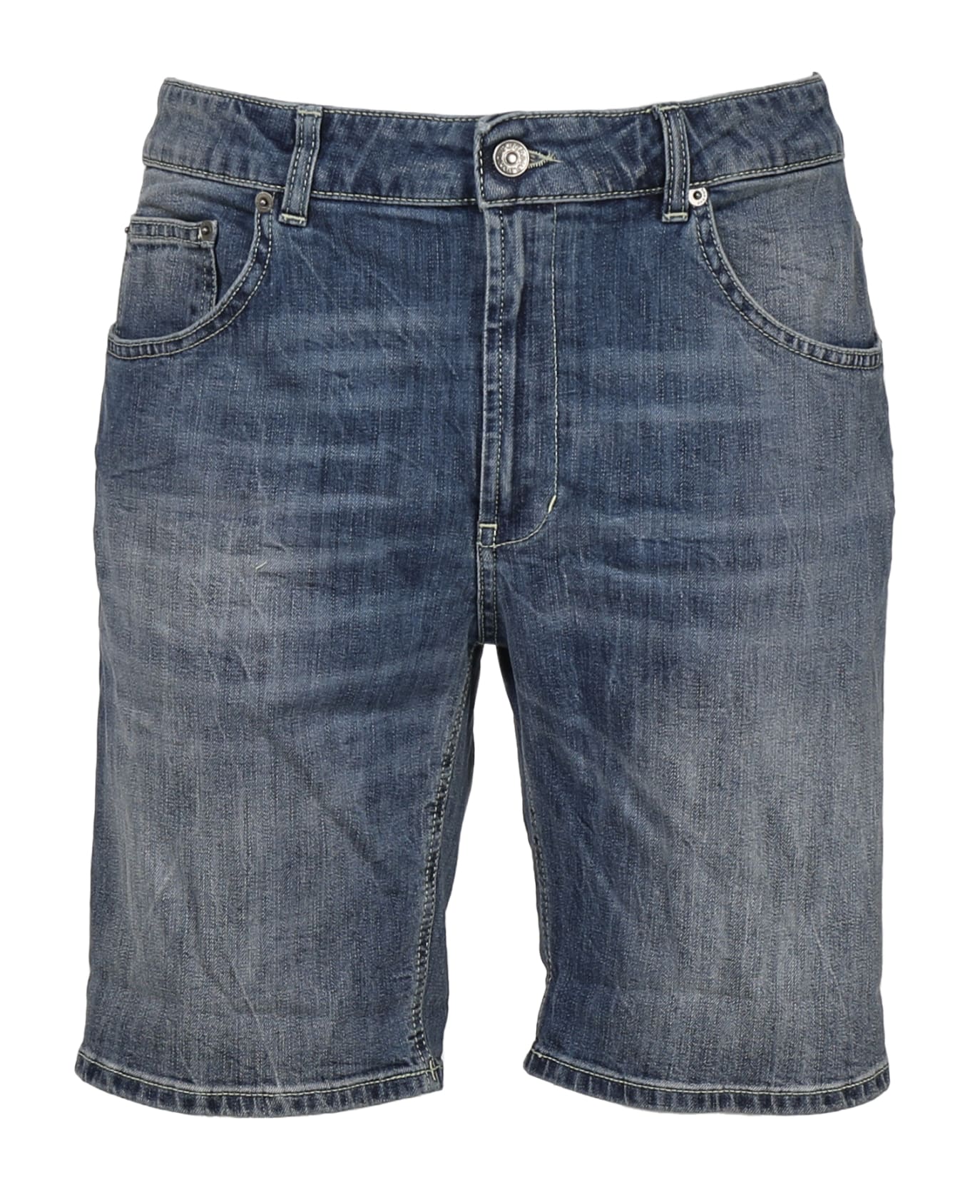 Dondup Shorts In Cotton - Blue