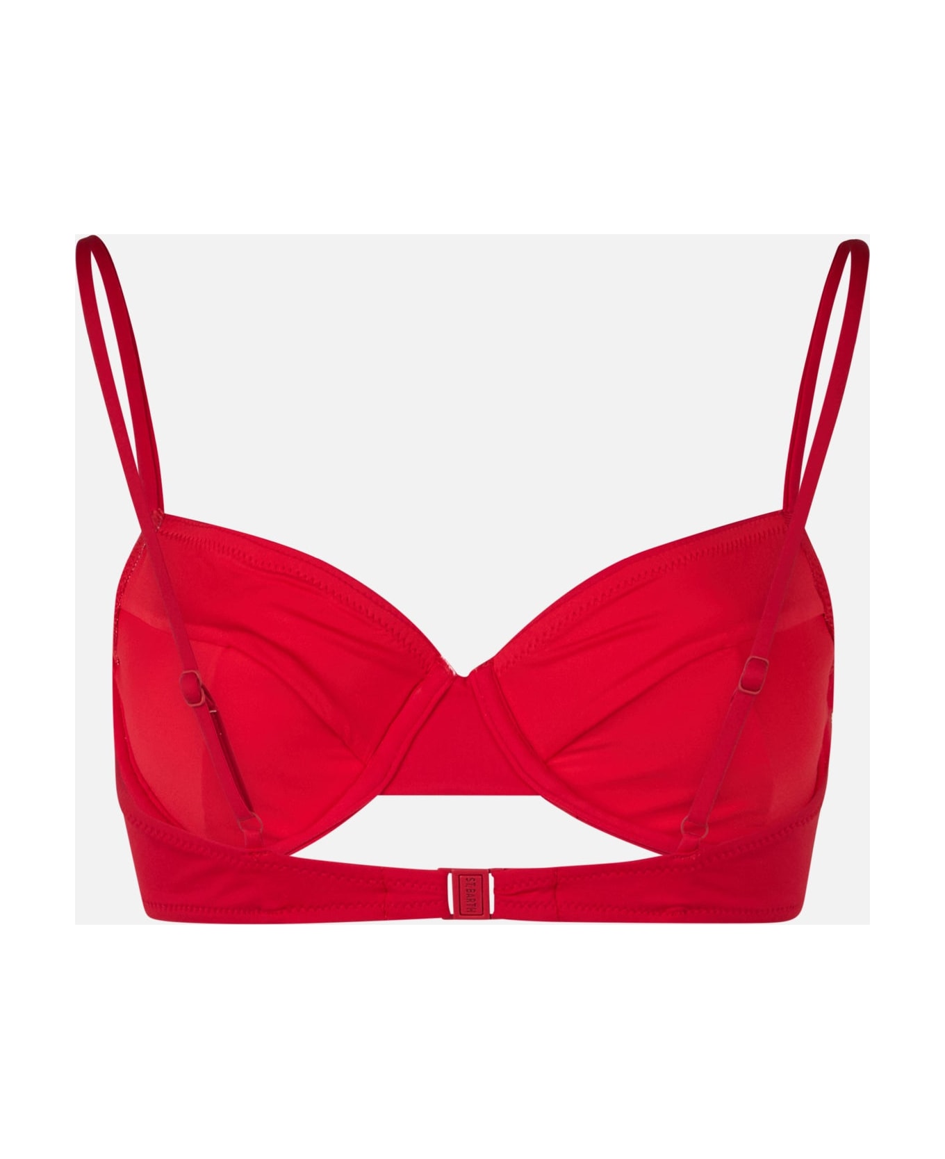 MC2 Saint Barth Red Bea Bralette Underwired Bikini - RED