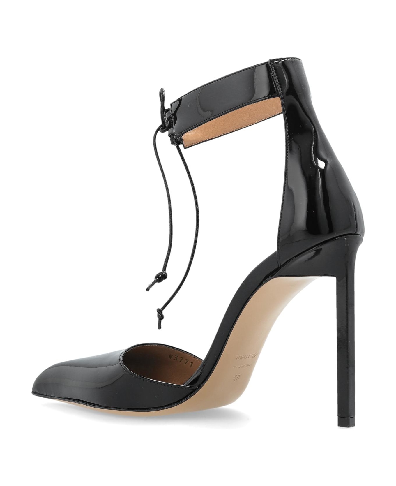 Tom Ford Leather High-heeled Shoes - Black