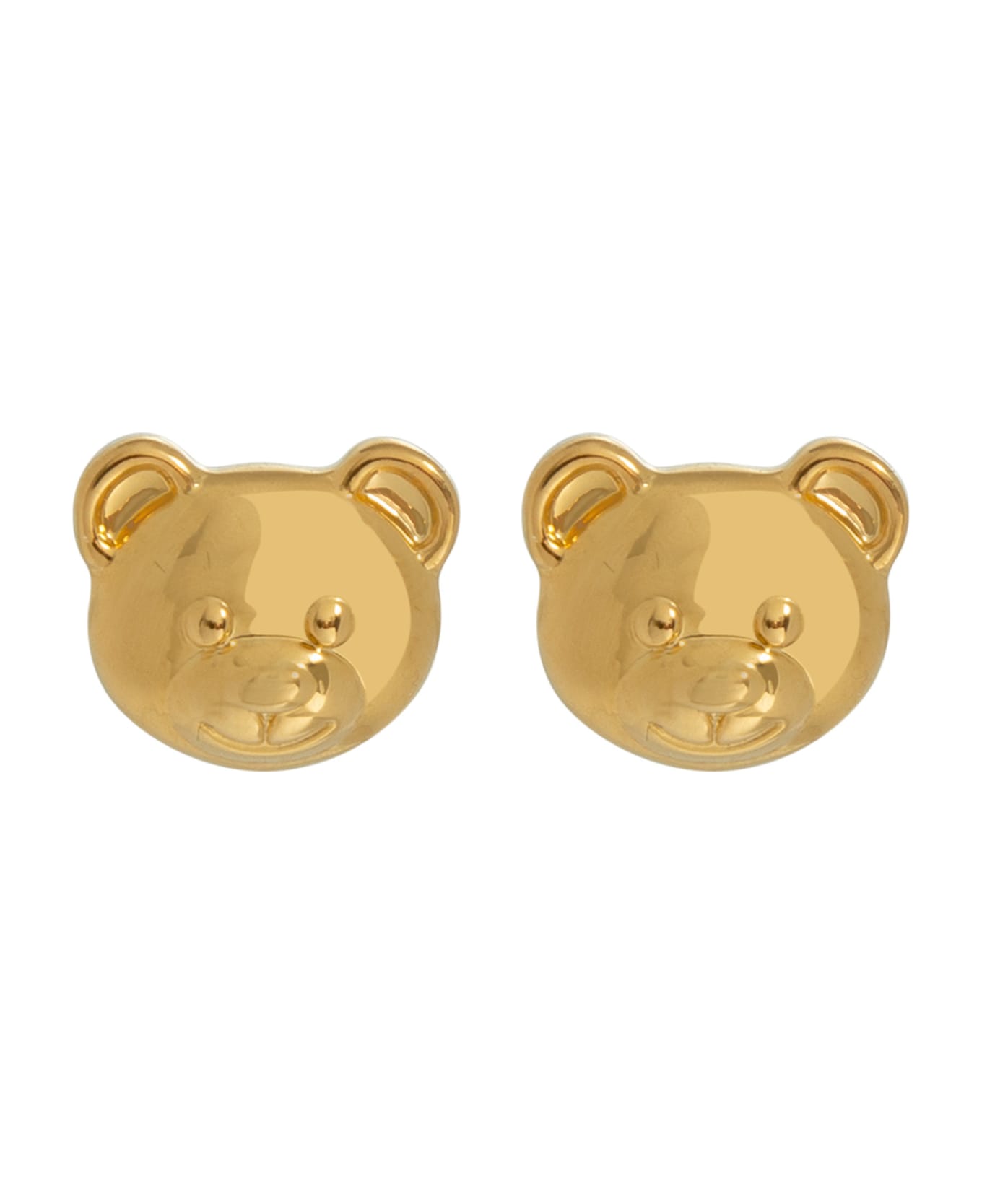 Moschino Teddy Bear Earrings - Gold