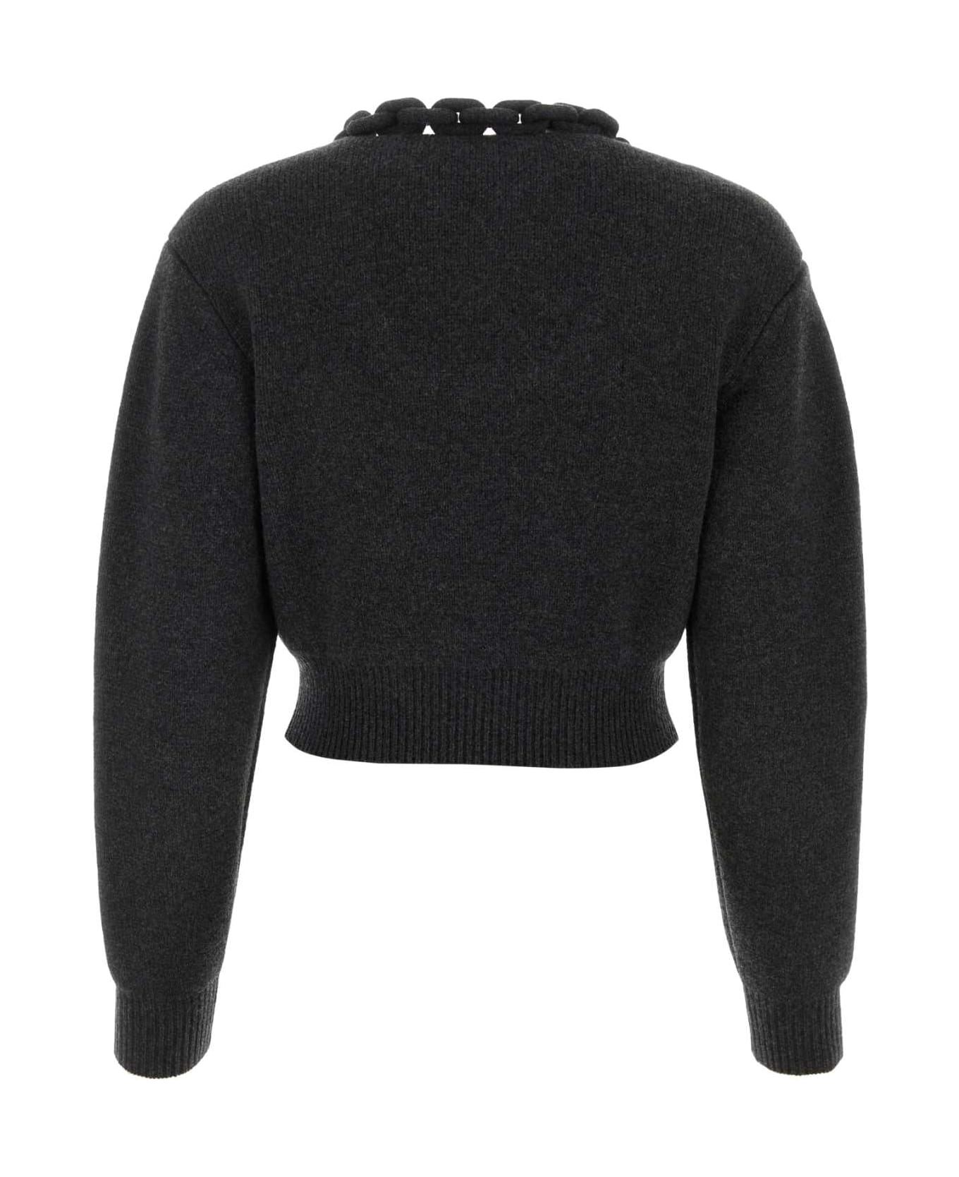 Alexander Wang Graphite Wool Blend Sweater - CHARCOALMELANGE