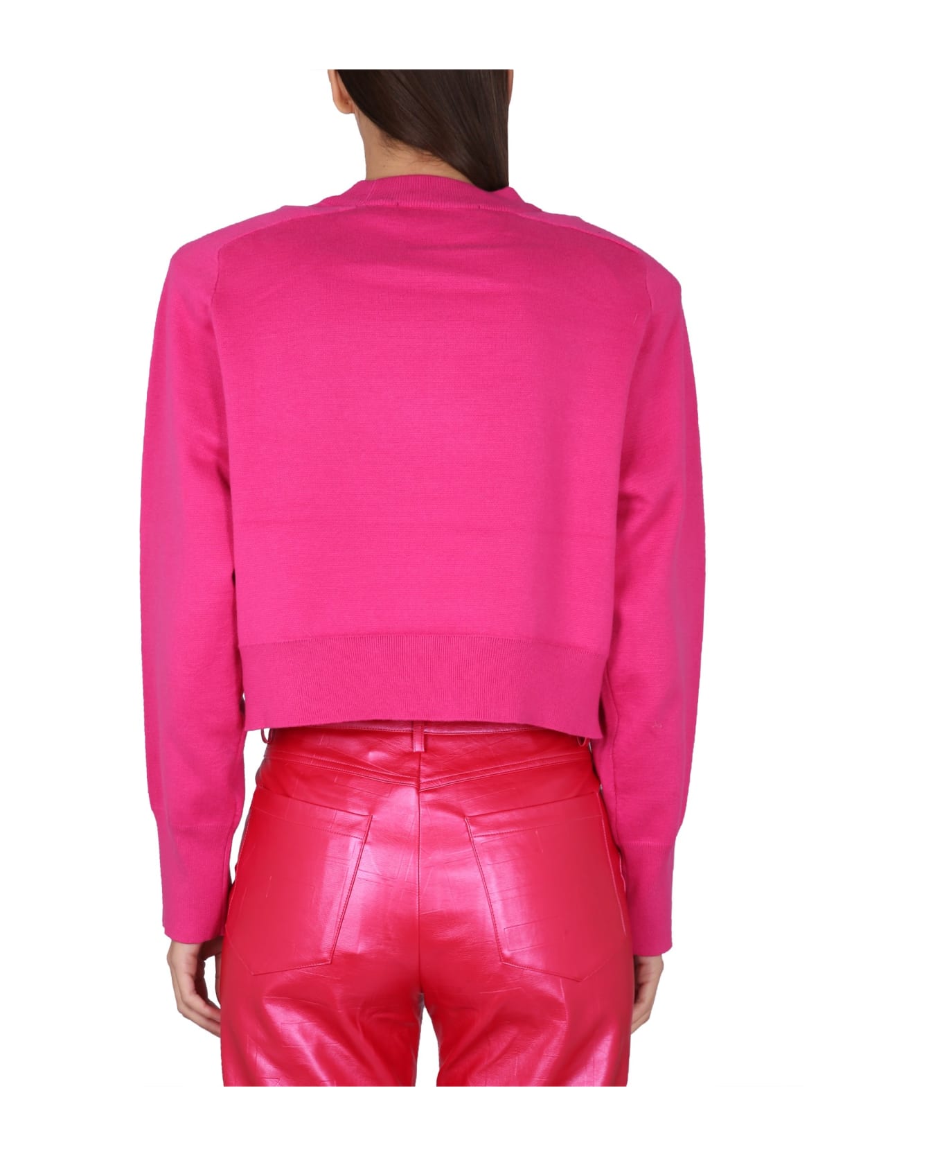 Rotate by Birger Christensen Sweatshirt With Logo - Pink Glo フリース