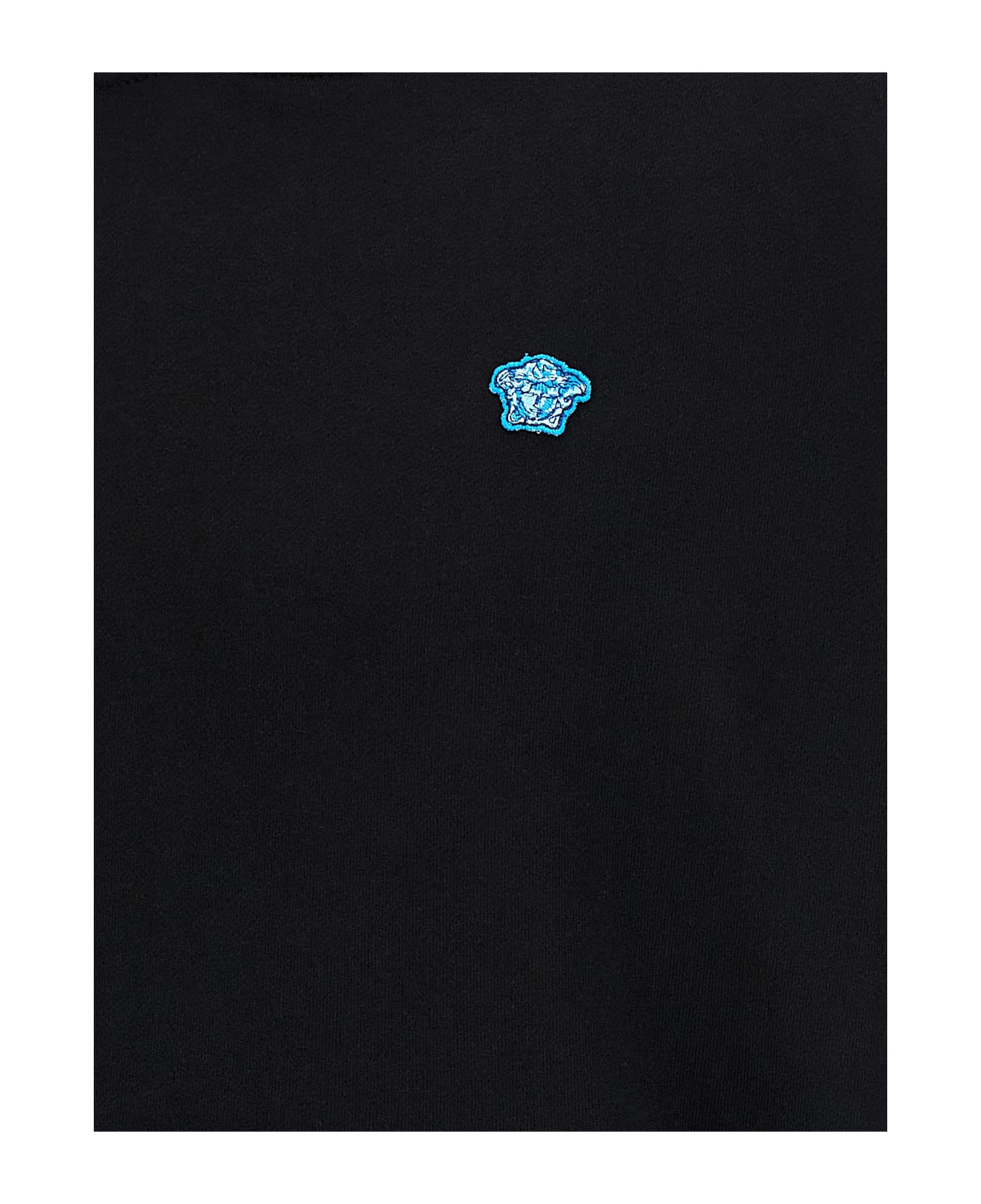Versace 
medusa
 Patch Hoodie - Black  