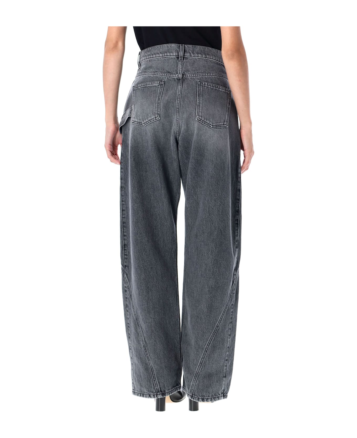 J.W. Anderson Twisted Workwear Denim Pant - GREY デニム