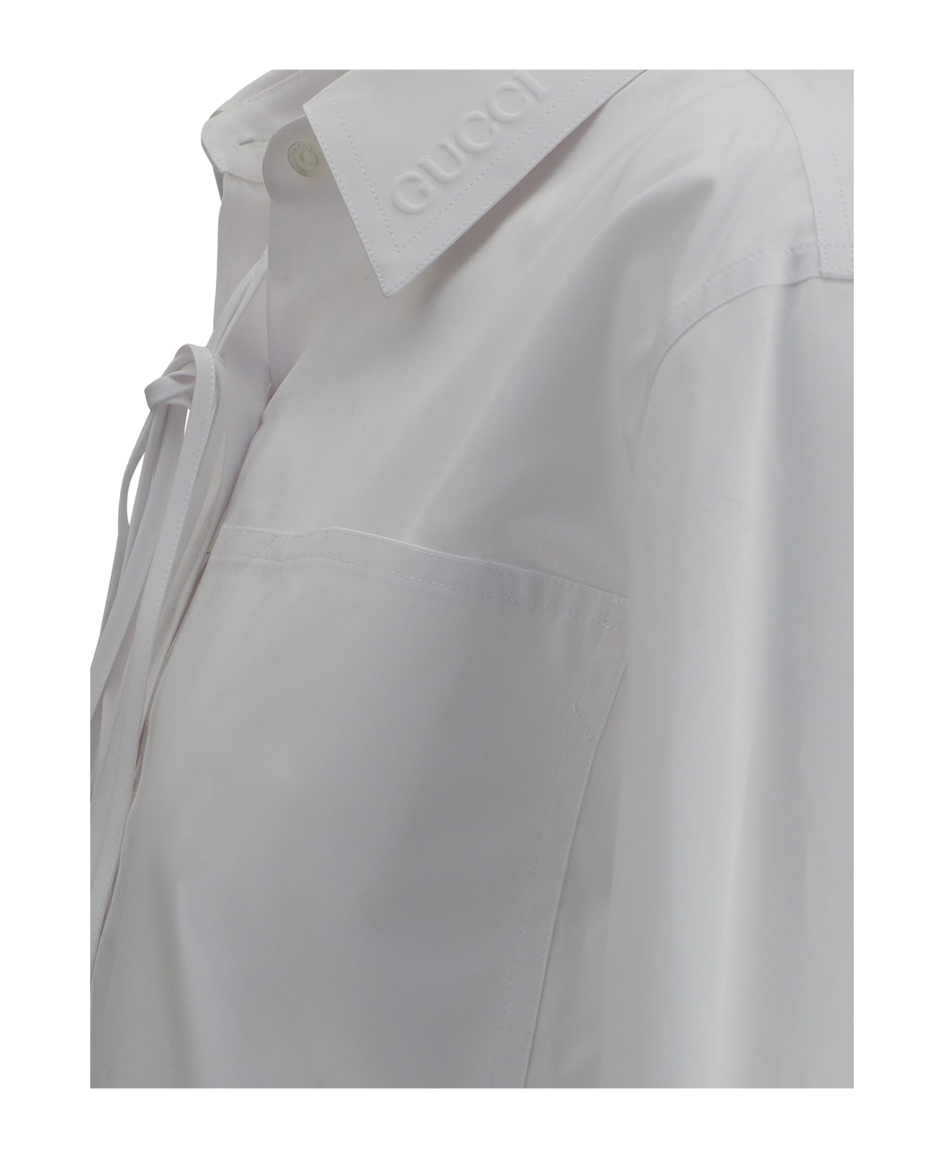 Gucci Oversized Shirt - WHITE