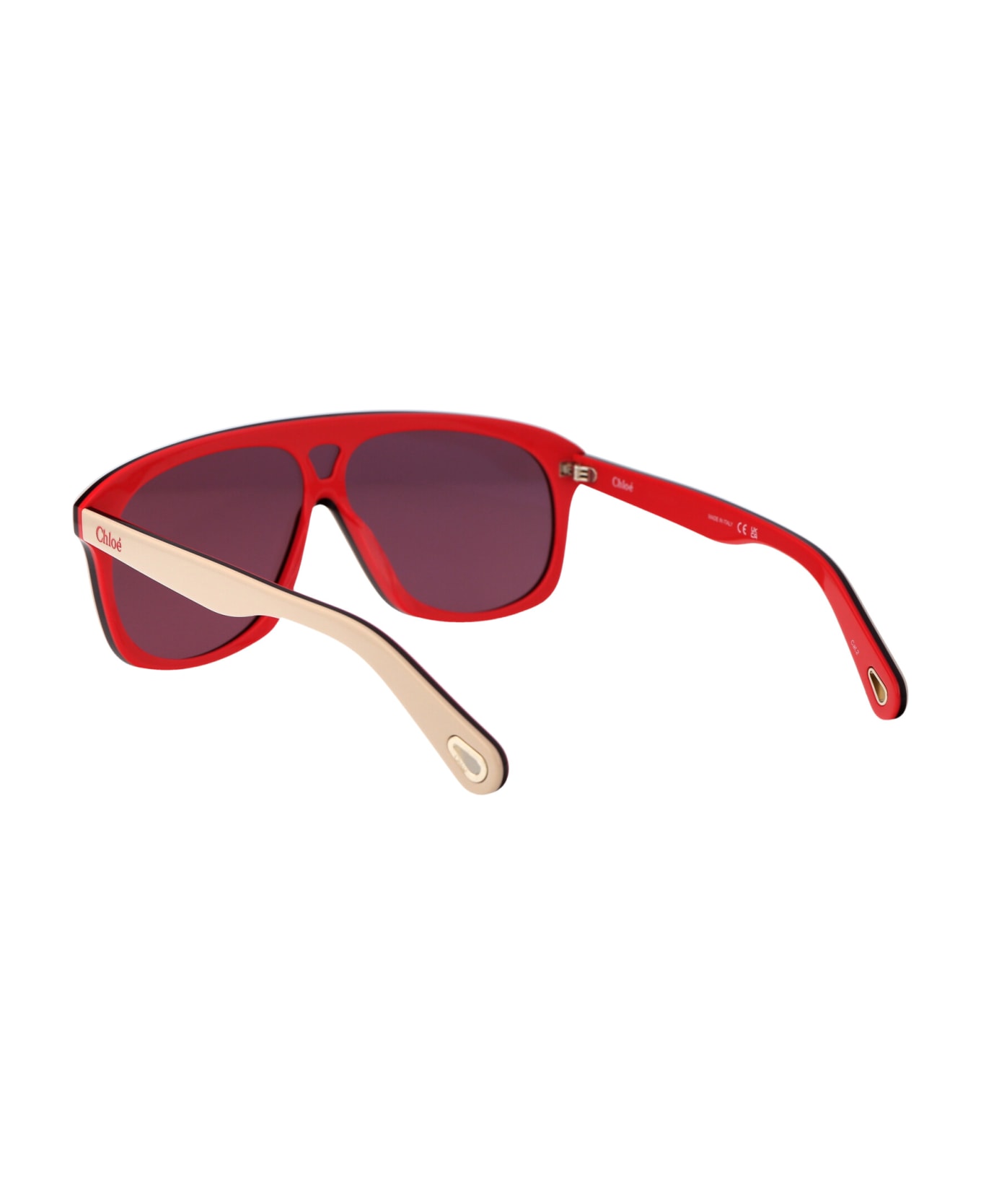 Chloé Eyewear Ch0212s Sunglasses - 005 IVORY IVORY PINK サングラス
