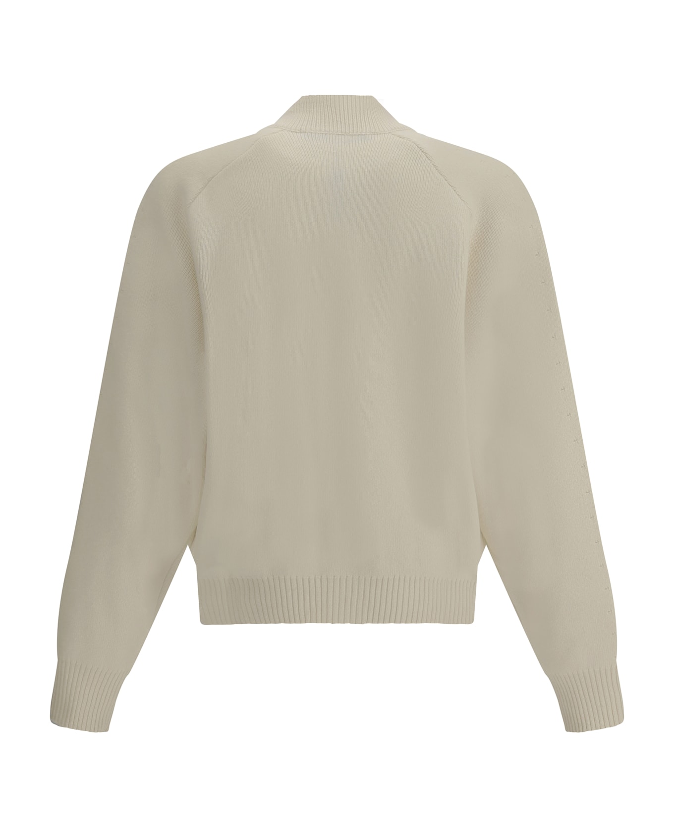 Jacquemus Embroidered Virgin Wool Cardigan - WHITE