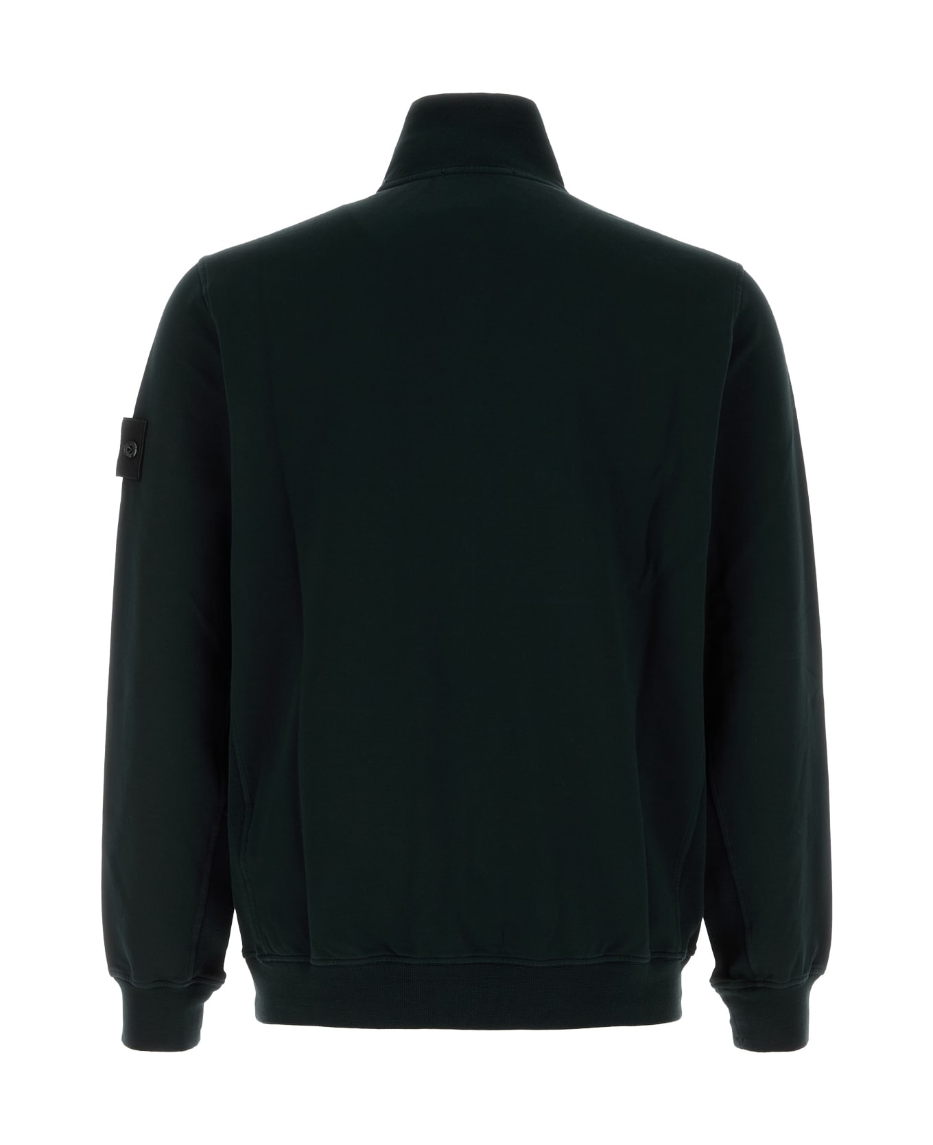 Stone Island Zip Cardigan - BLACK