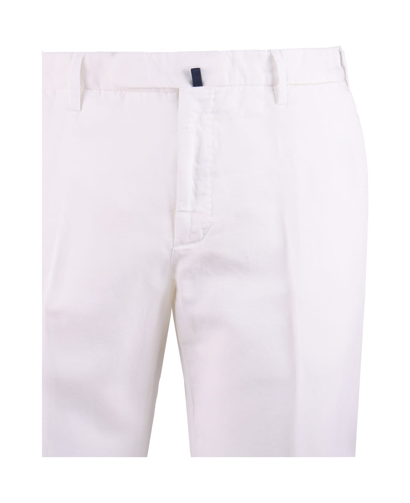 Incotex Straight Leg Trousers - White