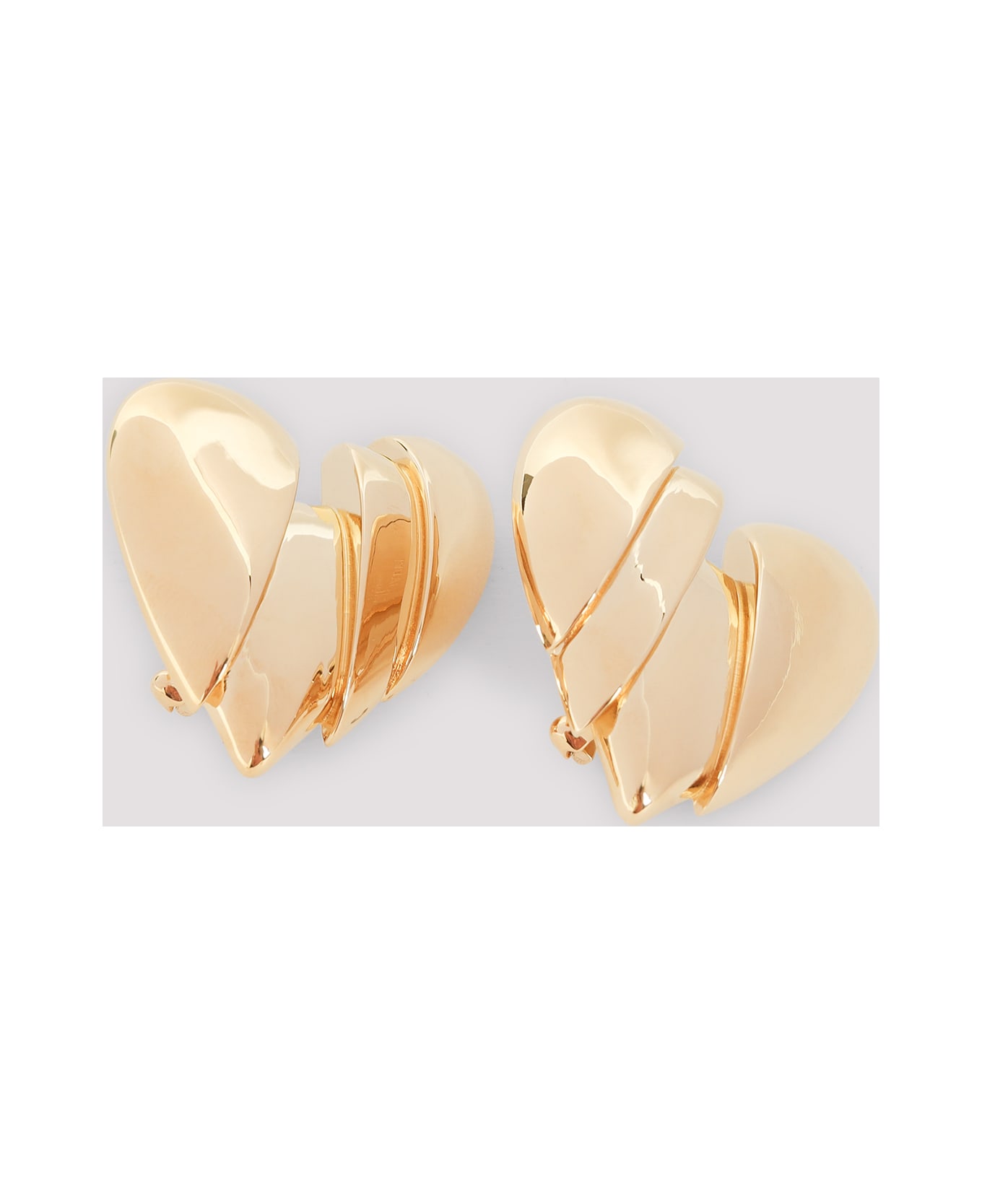 Amina Muaddi Heartbreaker Earrings - Gold
