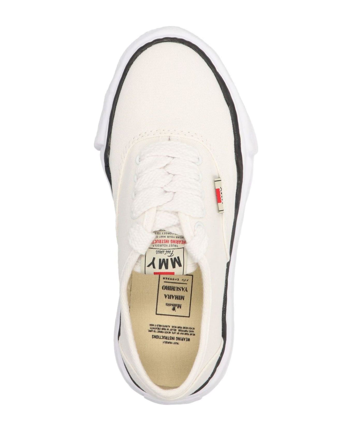 Mihara Yasuhiro Baker Lace-up Sneakers - WHITE