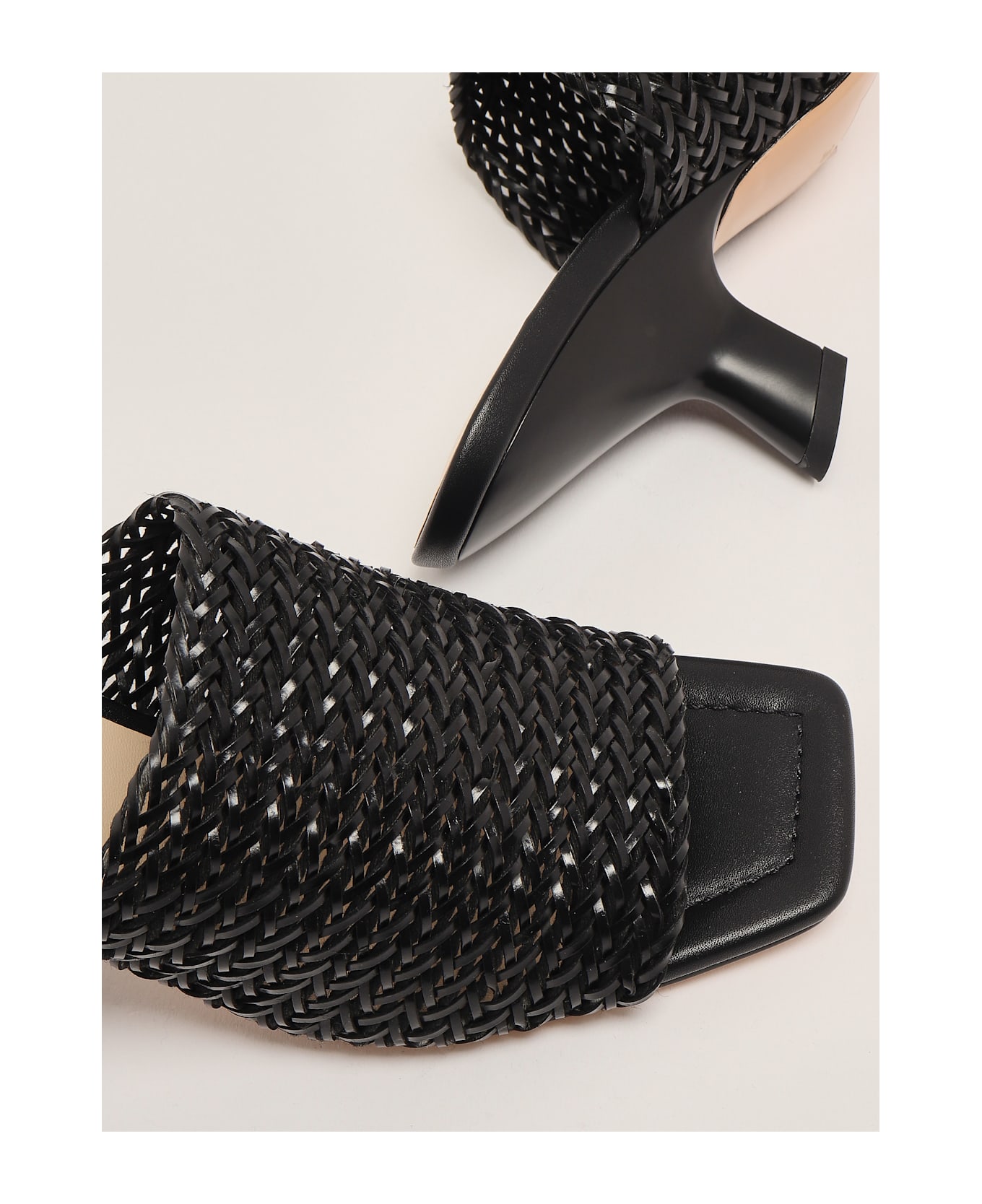 TwinSet Sandalo Intreccio Sandal - NERO