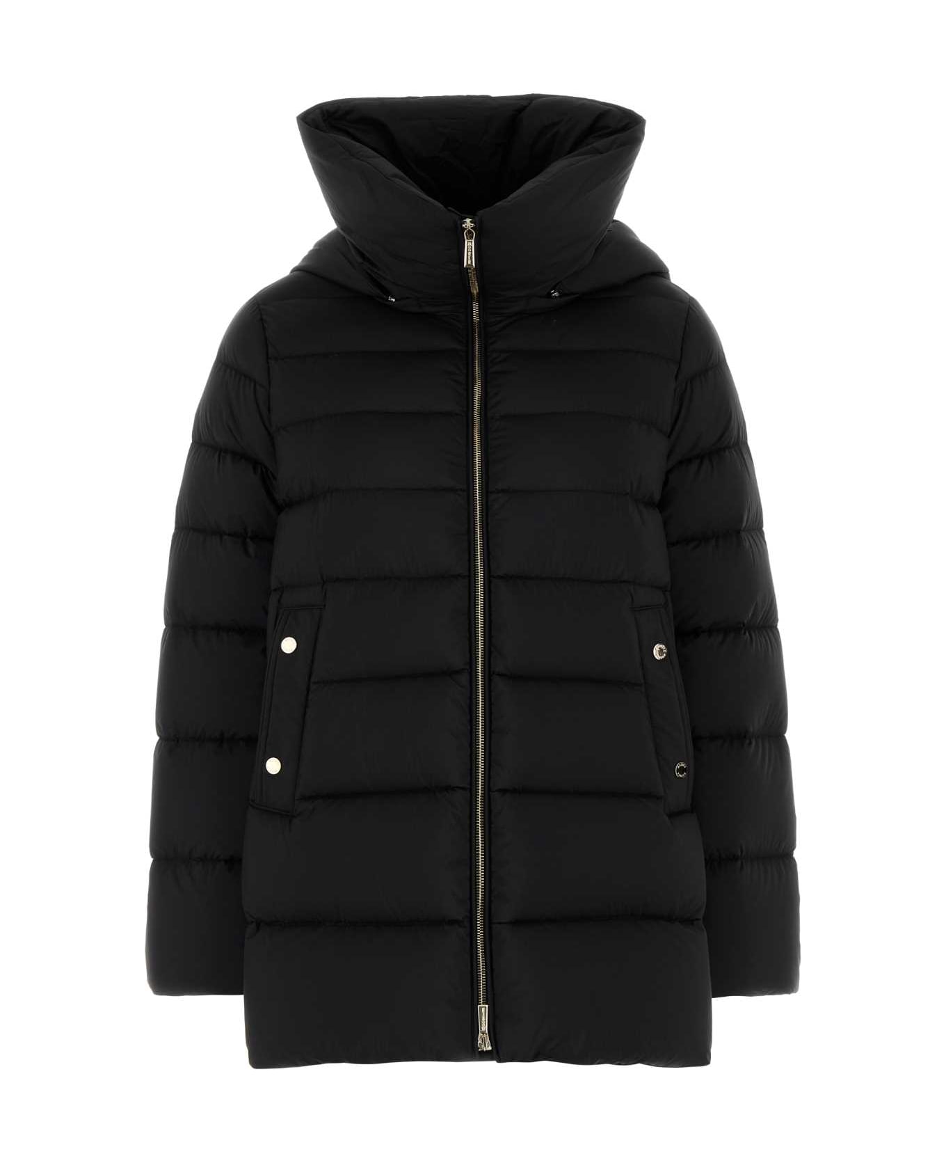 Moorer Black Nylon Blend Natalia Down Jacket - NERO