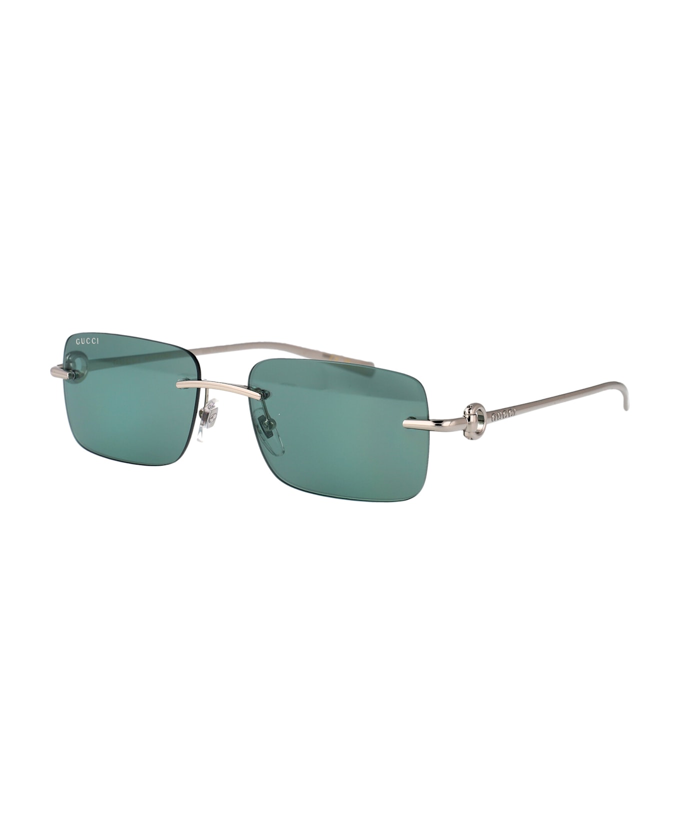Gucci Eyewear Gg1703s Sunglasses - SILVER-SILVER-GREEN