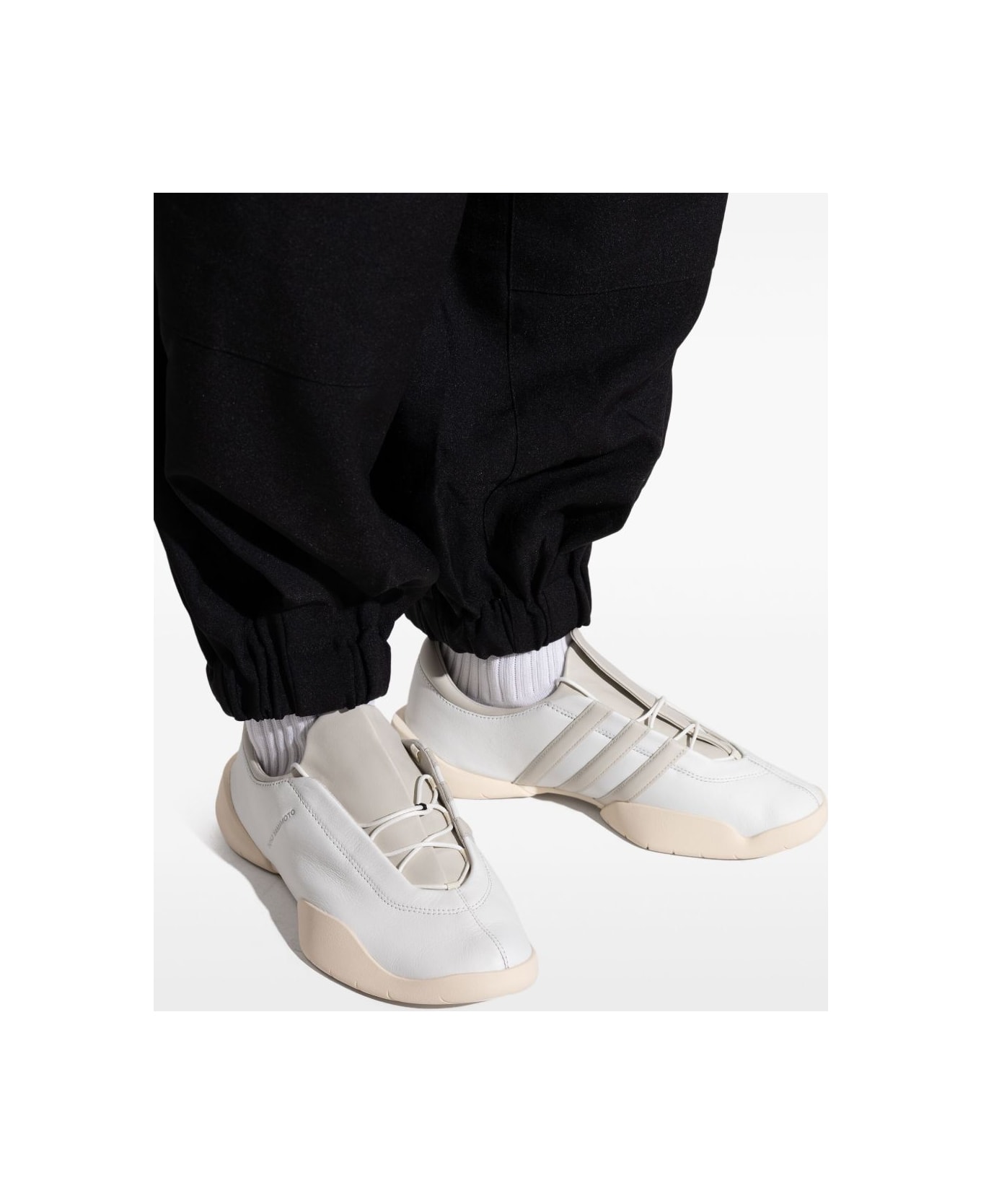 Y-3 Regu Leather Sneakers - CWHITE/TALC/WONWHI スニーカー