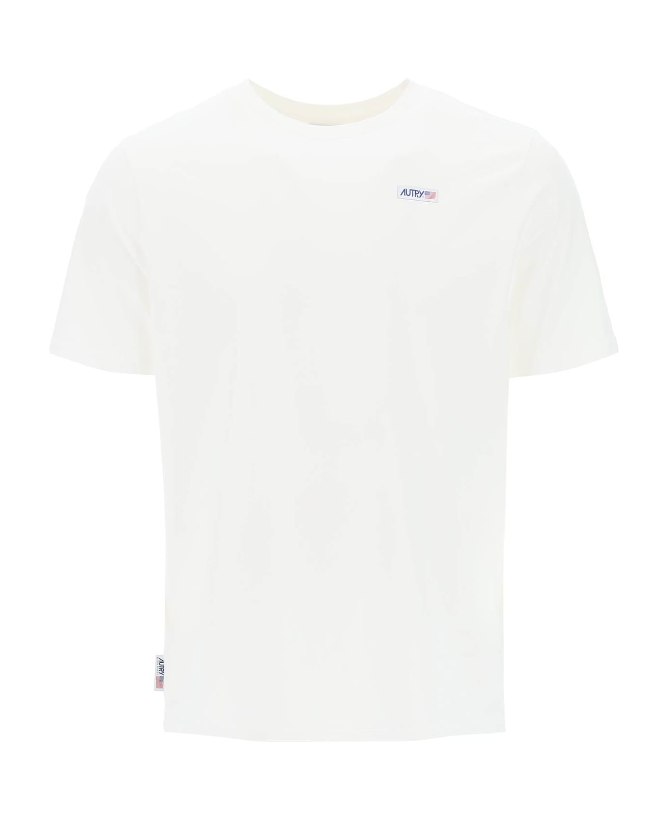 Autry Cotton T-shirt With Logo - White Tシャツ