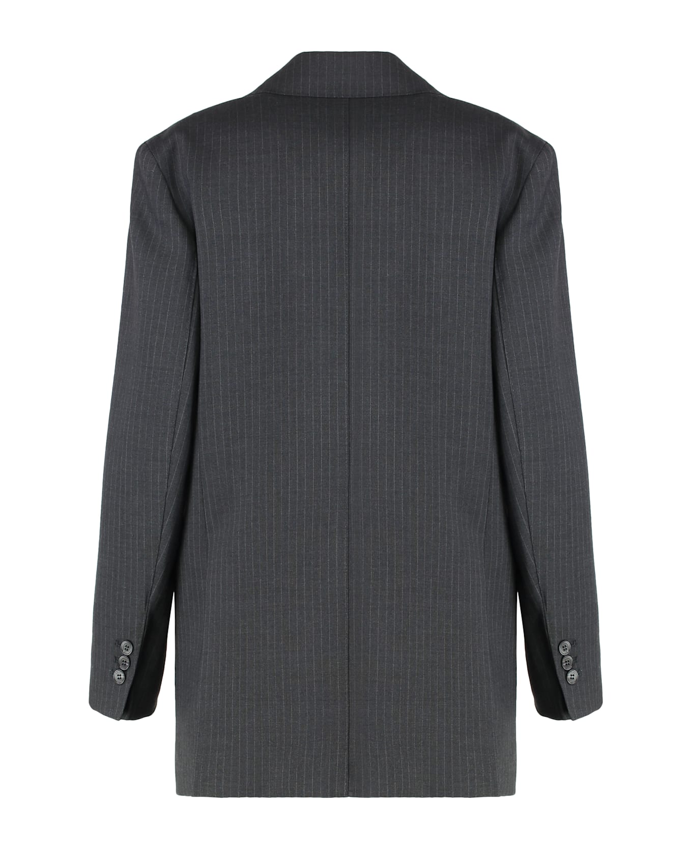 Weekend Max Mara Wool Fabric Blazer - grey ブレザー