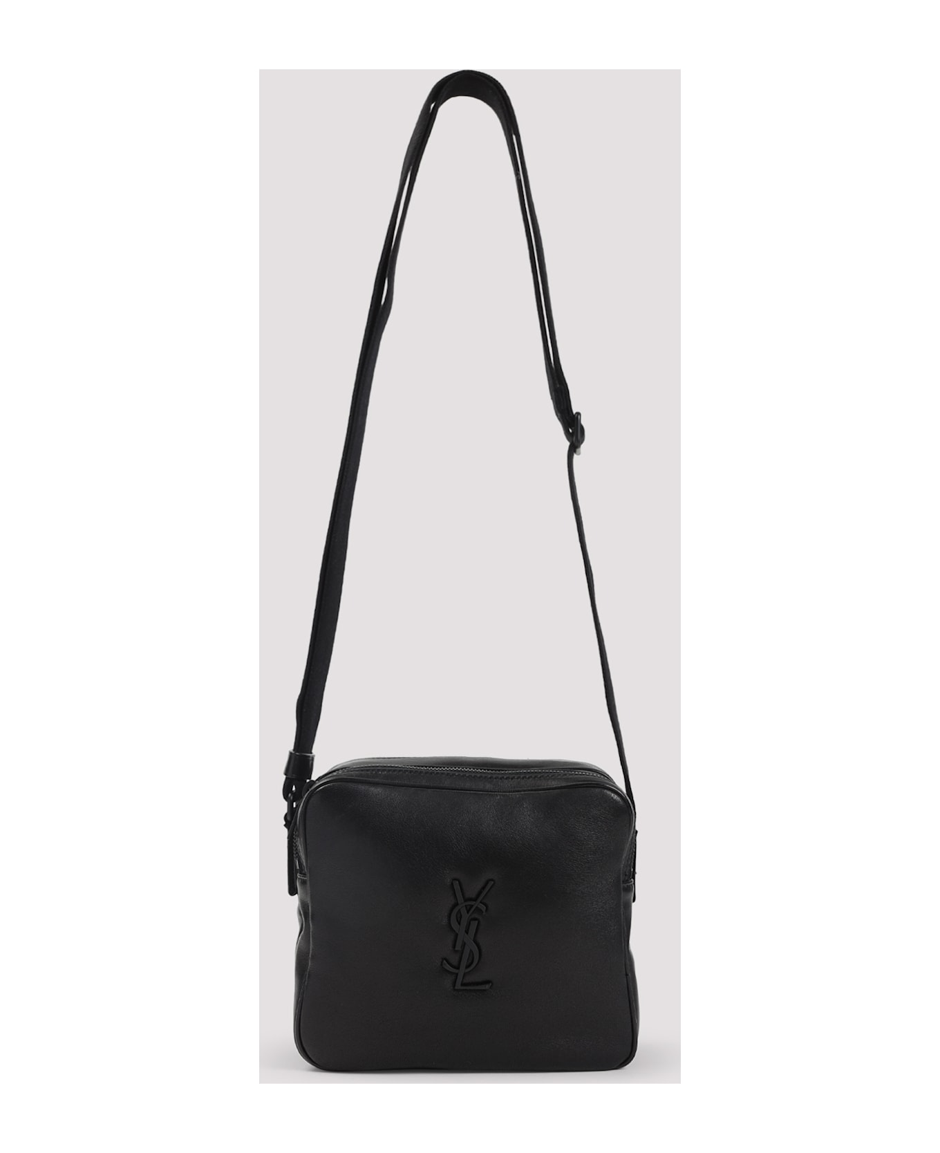 Saint Laurent Ysl Cube Shoulder Bag - Nero Nero