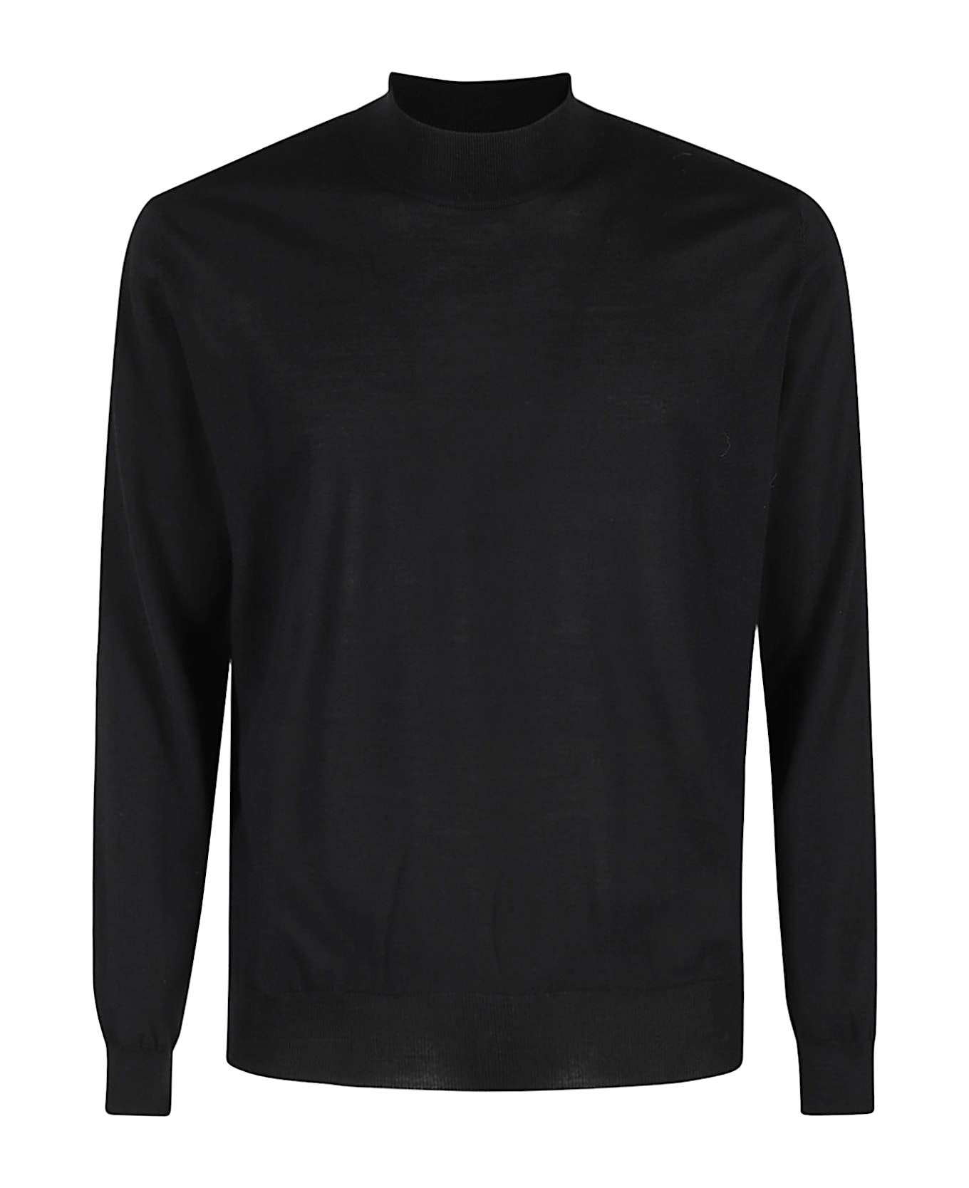 Filippo De Laurentiis Lupetto Ml R Merino - Nero