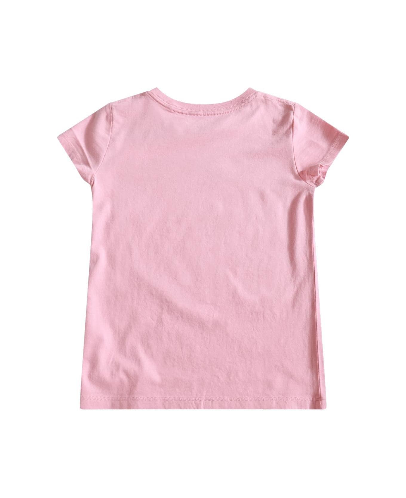 Polo Ralph Lauren Polo Bear Printed Crewneck T-shirt - Tickled Pink