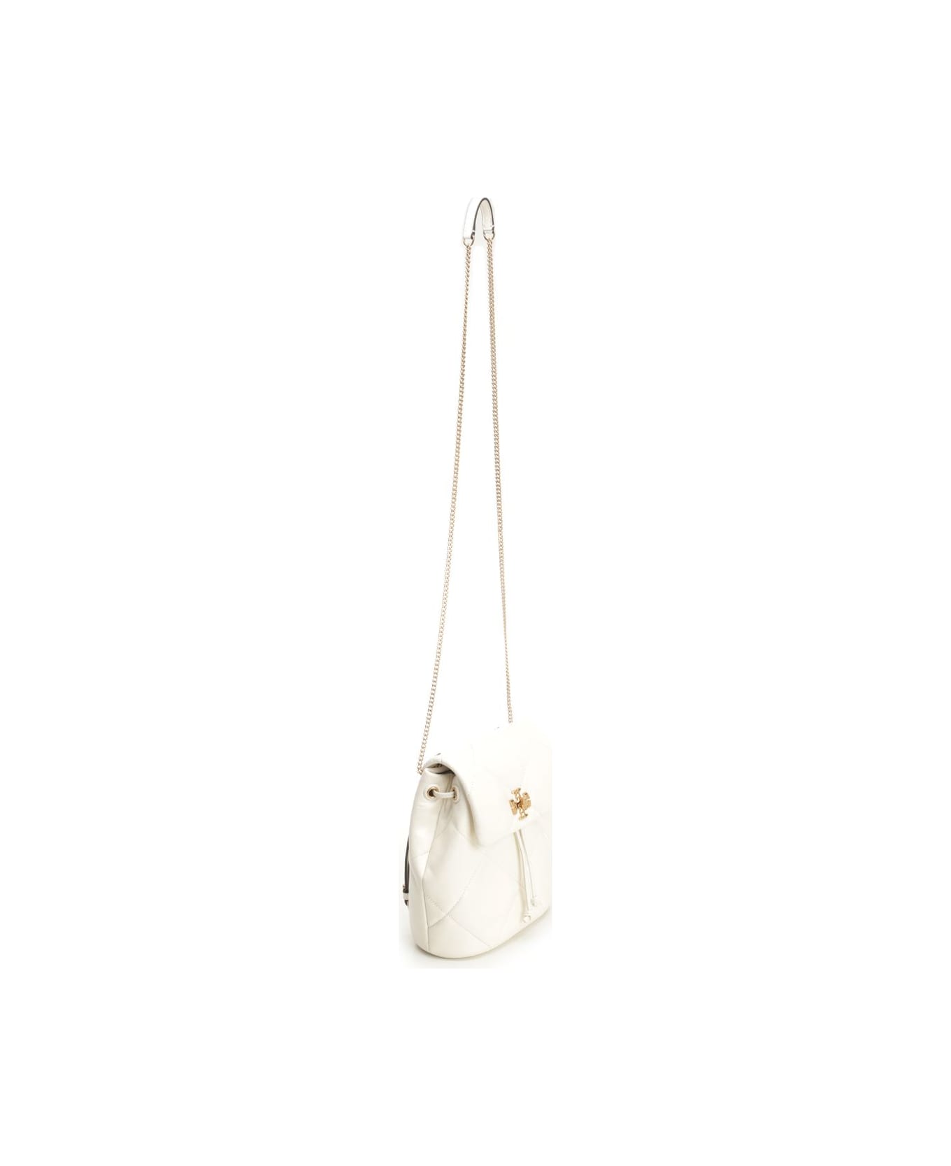 バックパック・リュック Tory Burch KIRA DIAMOND QUILT MINI BACKPACK (170485 100) Mini Kira Diamond Quilt Backpack: Women's Designer Backpacks