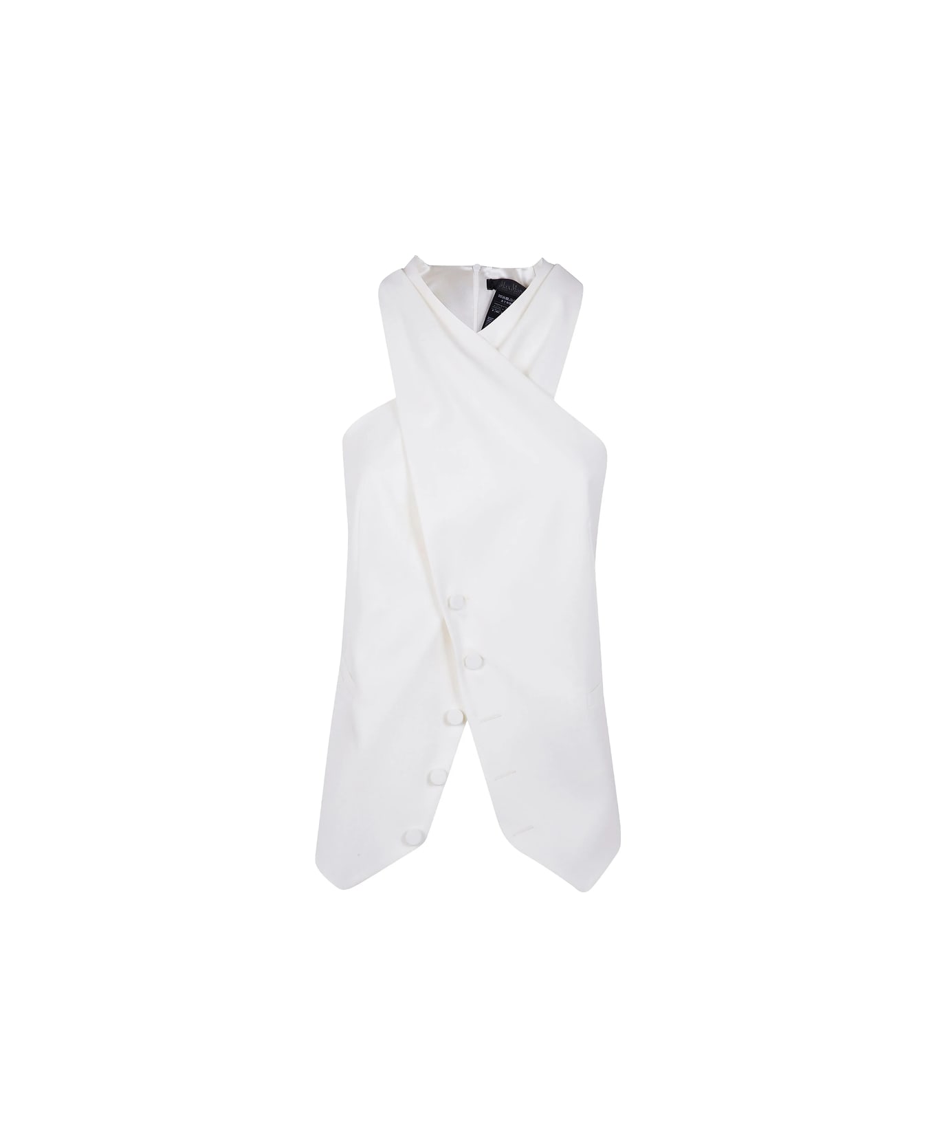 Max Mara Pianoforte Waistcoat - WHITE