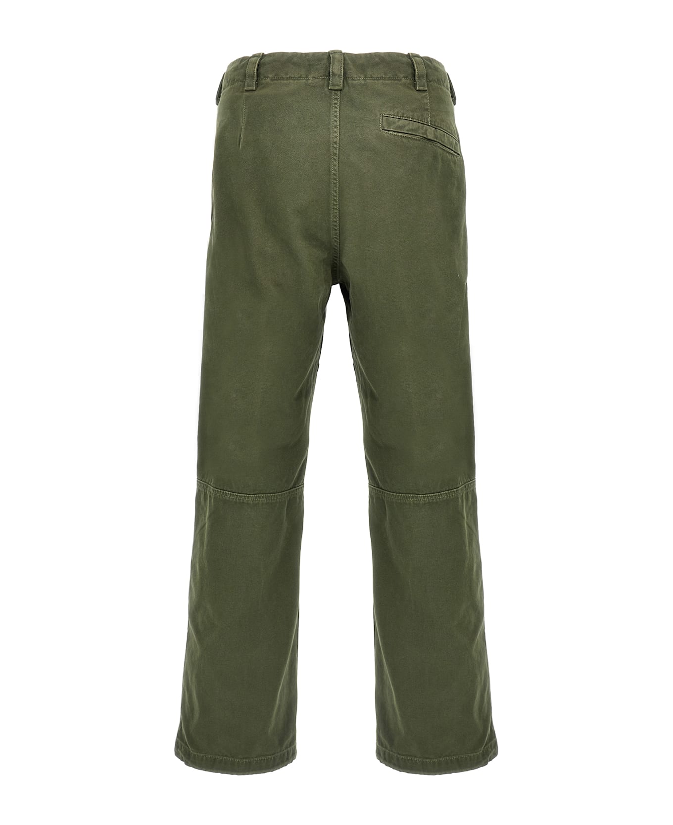 Stone Island Logo Patch Cargo Pants - Green