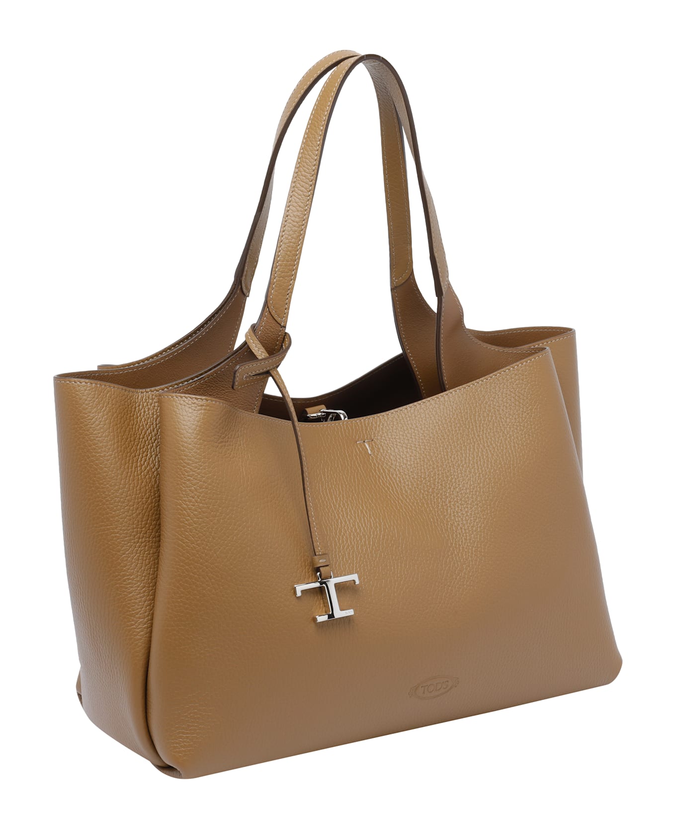 Tod
s Medium Leather Tote Bag - Brown
