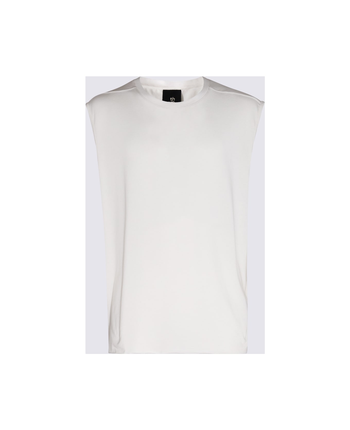 Thom Krom Off-white Cotton Blend Stretch Top - OFF-WHITE