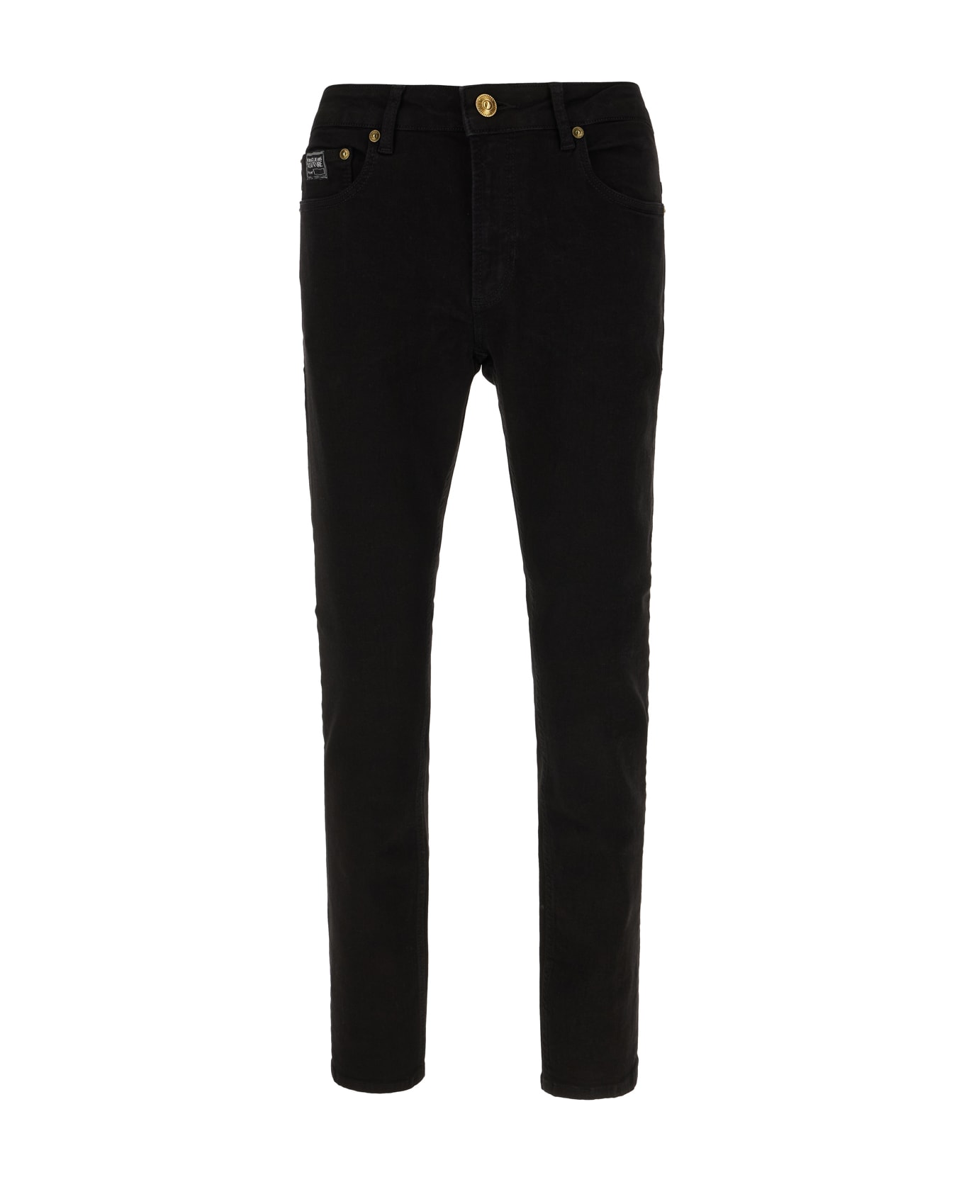 Versace Jeans Couture Black Denim Jeans - BLACK BLACK