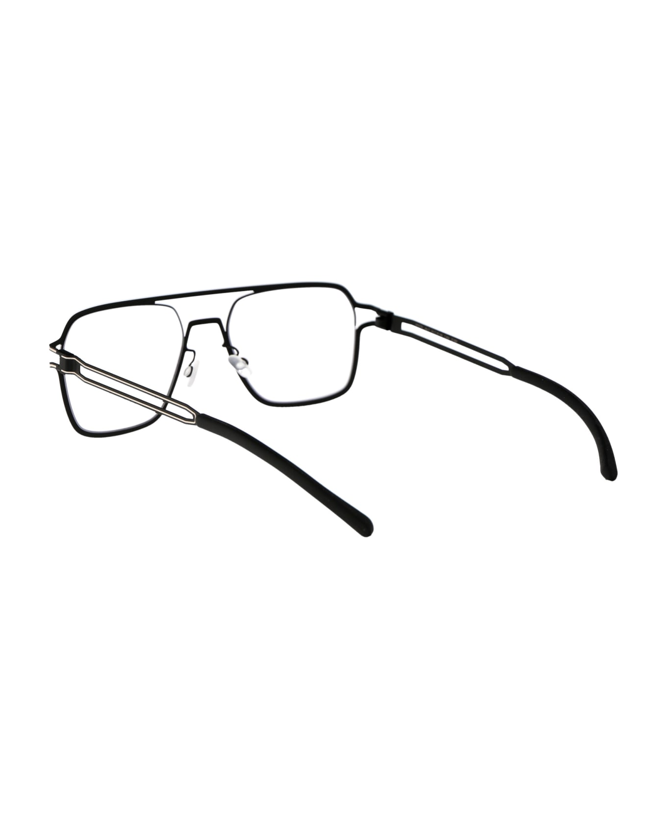 Mykita Jalo Glasses - 634 Black Light Warm Grey|Clear