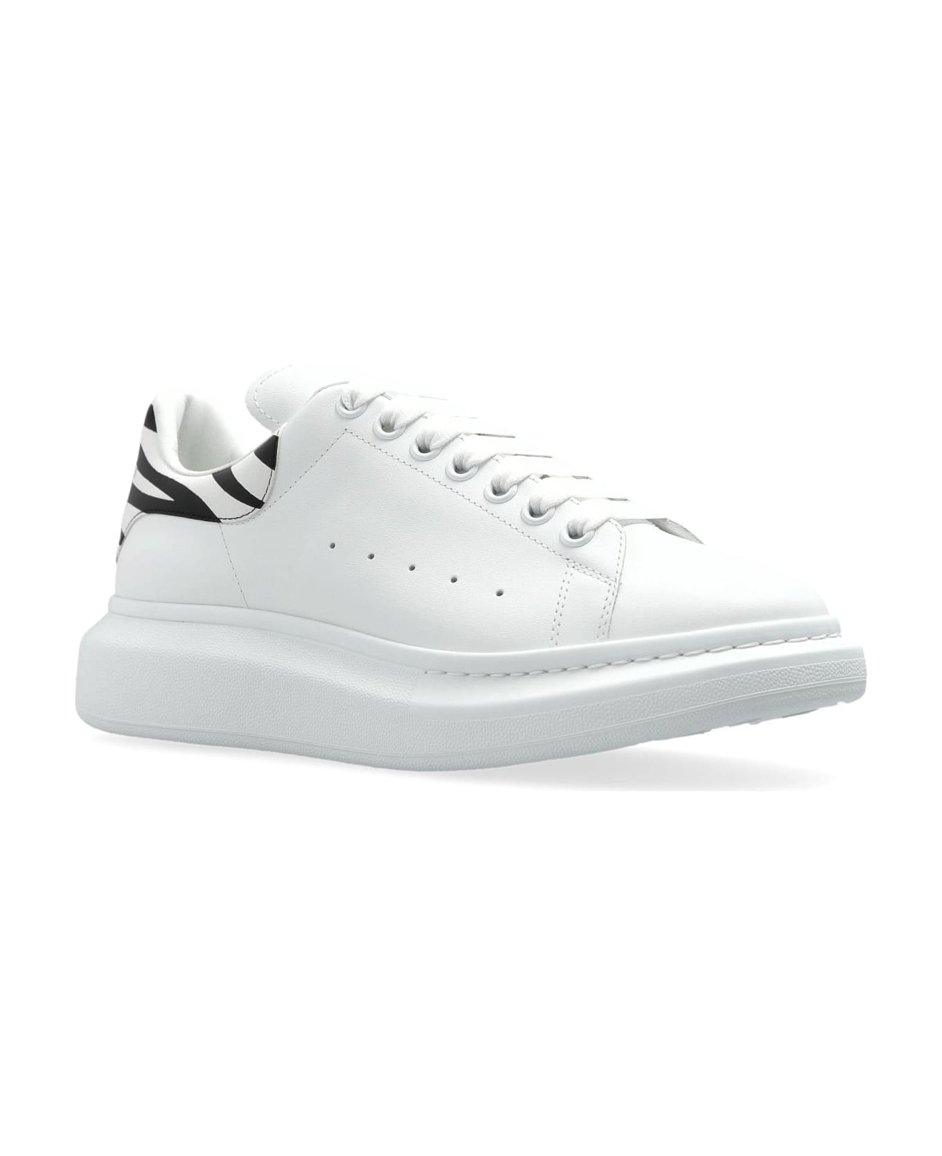 Alexander McQueen Sports Shoes With Logo - WHITE