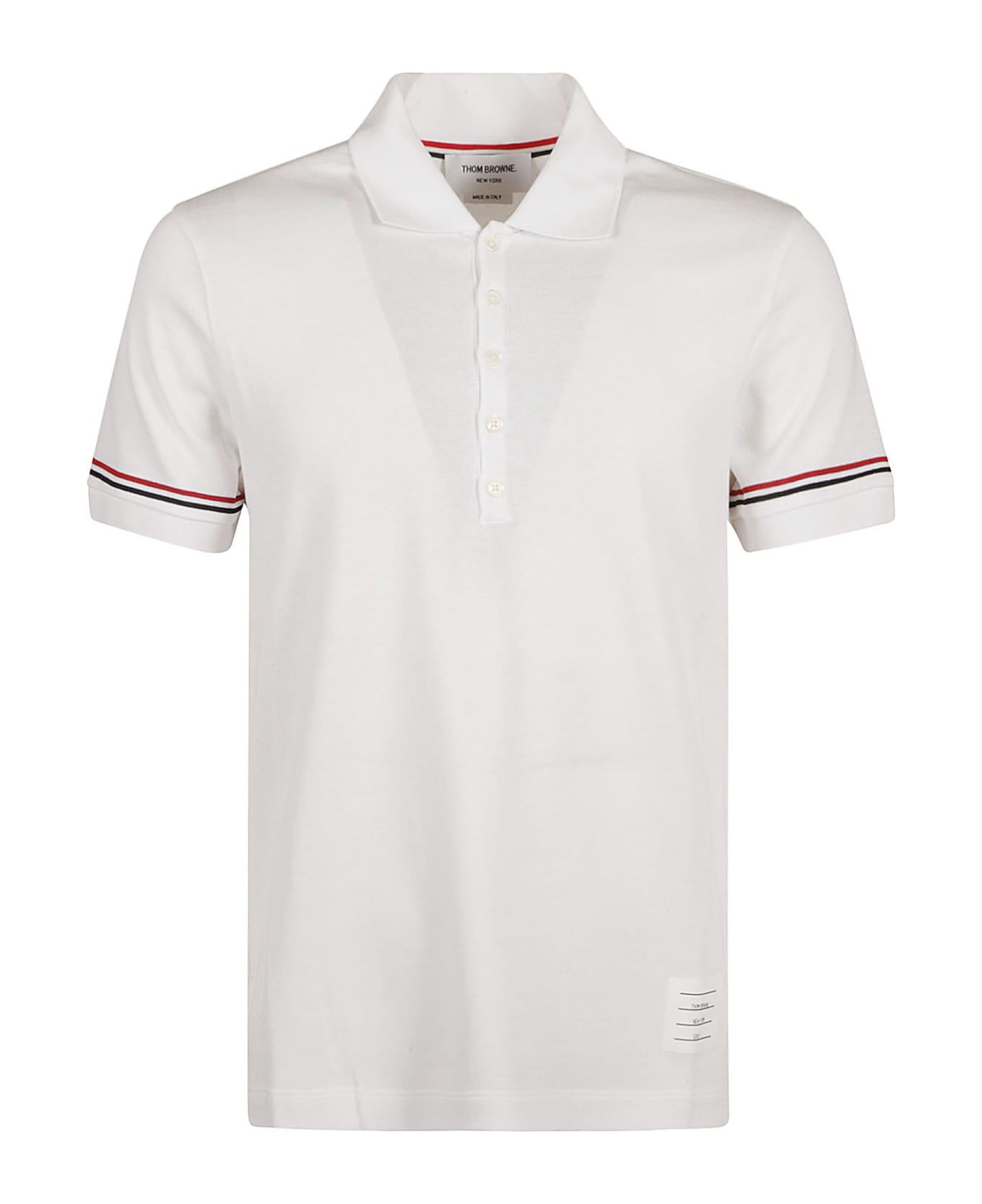 Thom Browne Short-sleeved Polo Shirt - White シャツ