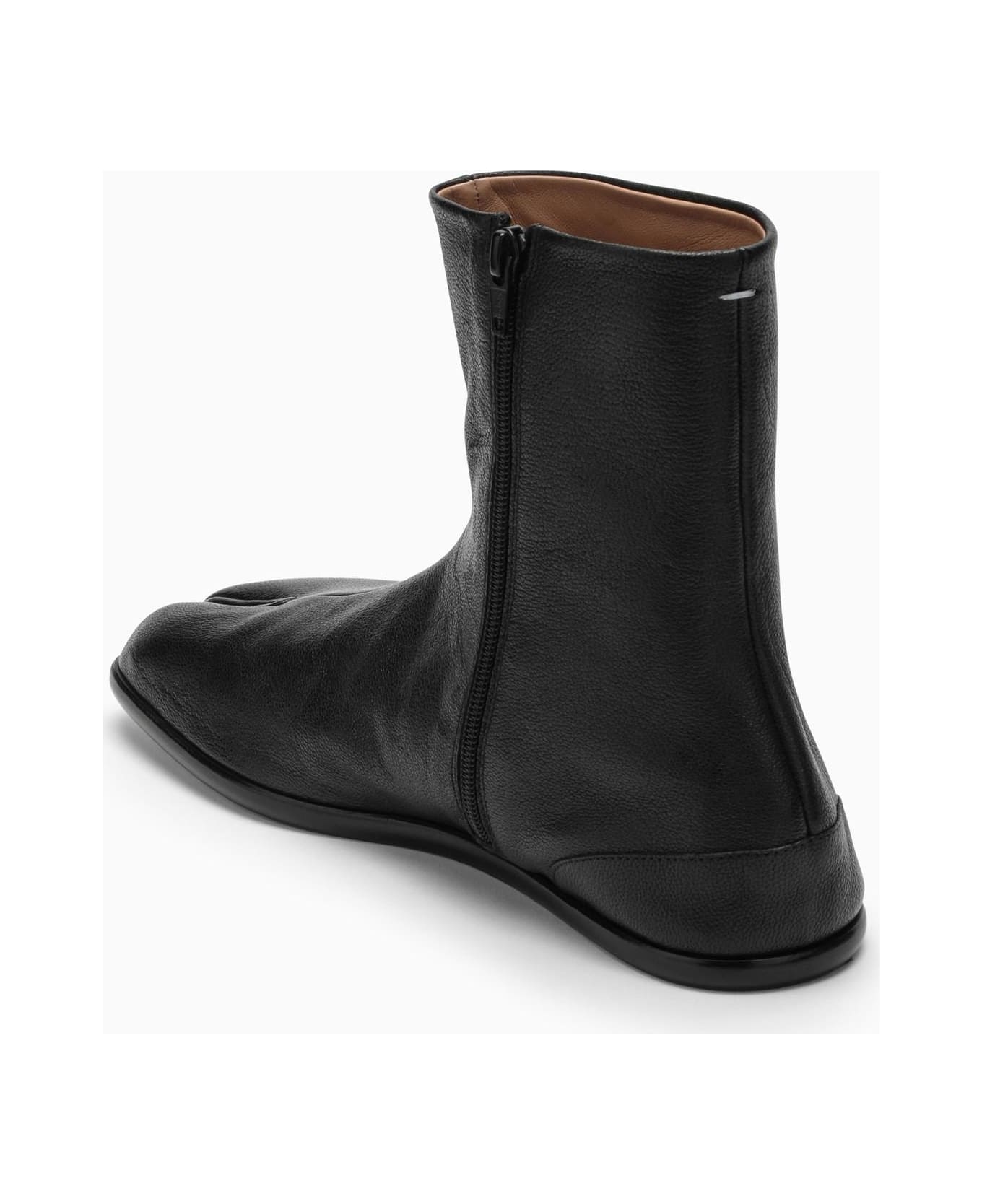 Maison Margiela Tabi Flat Ankle Boots - BLACK (Black) ブーツ
