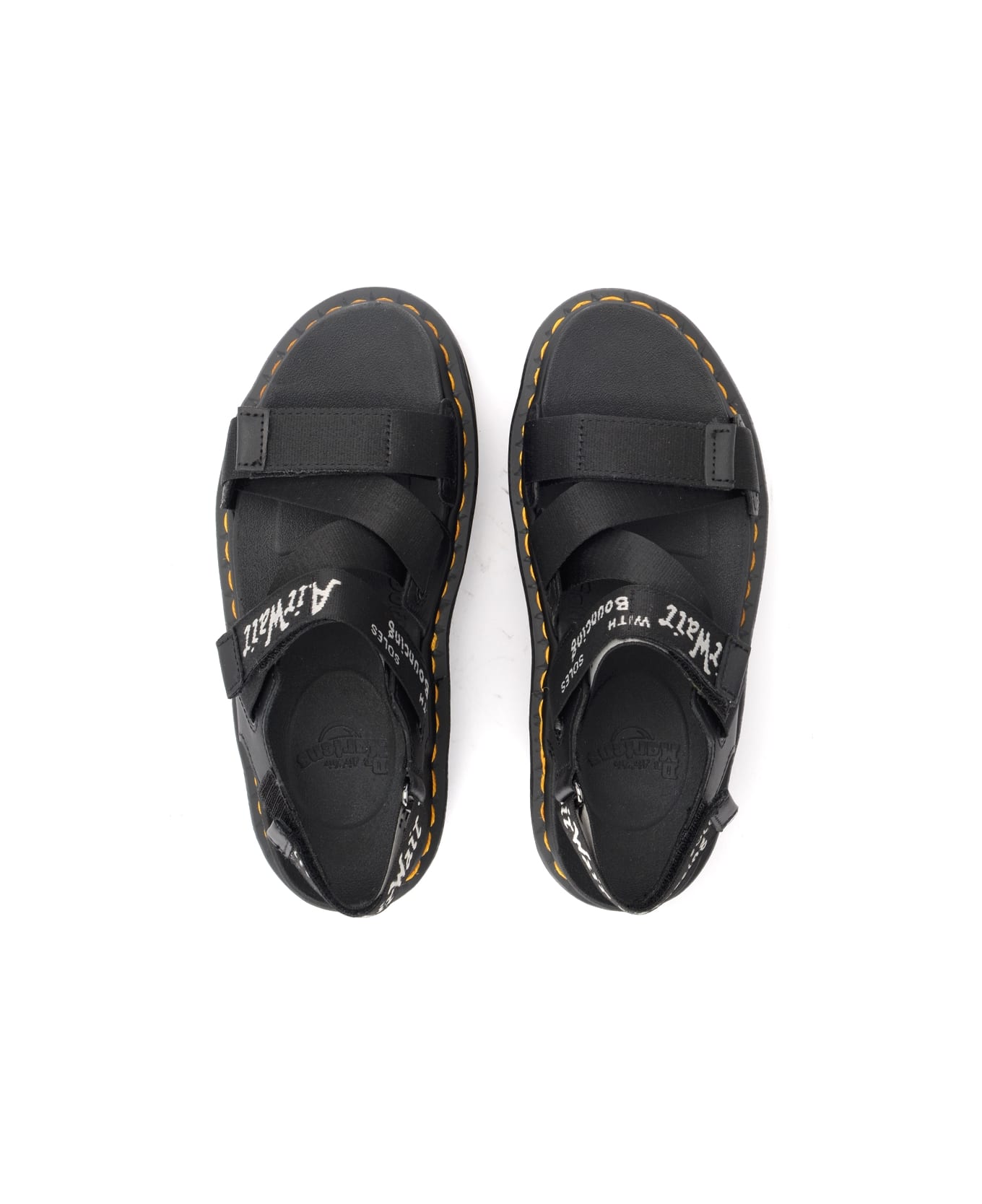 Dr. Martens Kimber Sandals In Black Leather With Maxi Platform ...